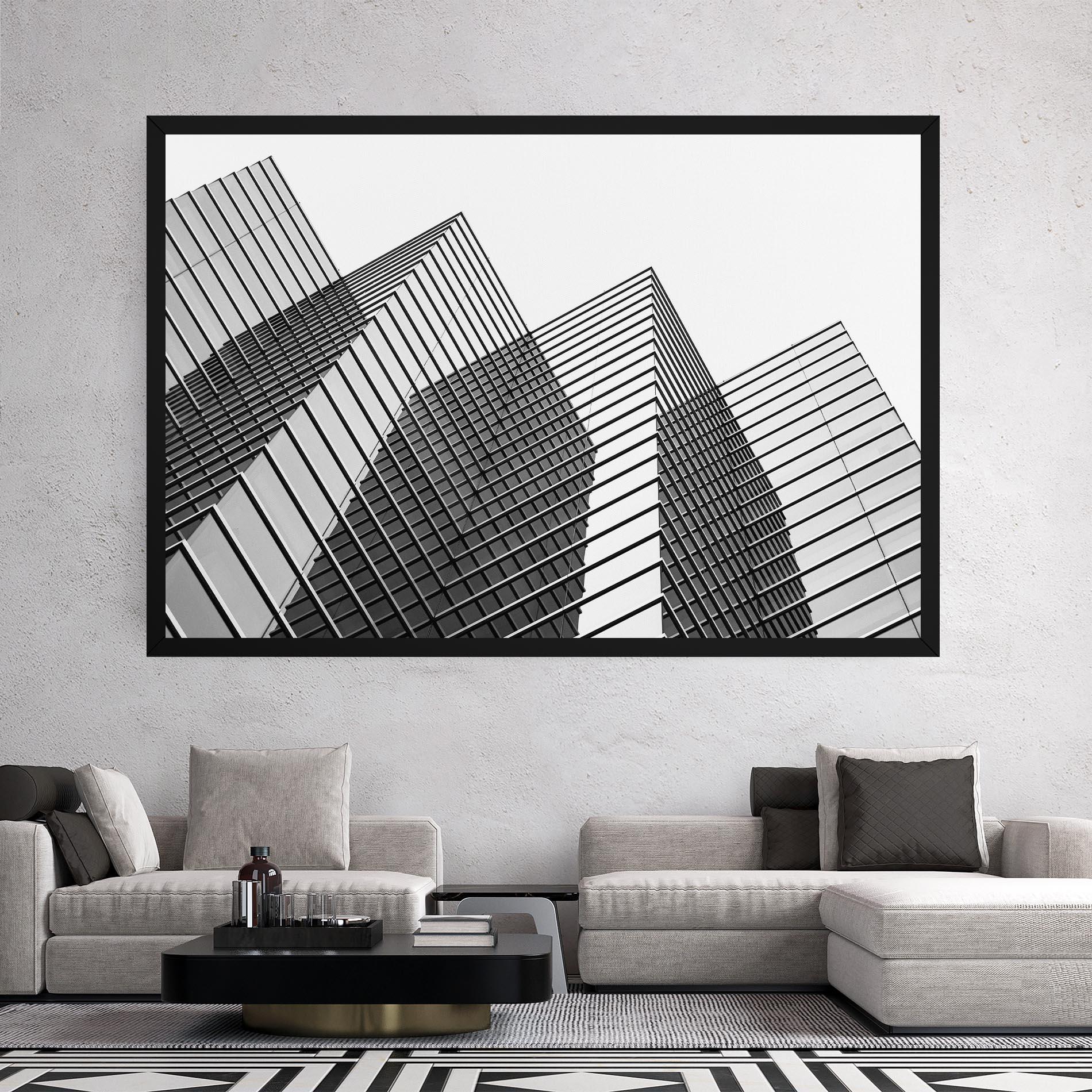 Tablou Canvas Square Building mockup 2