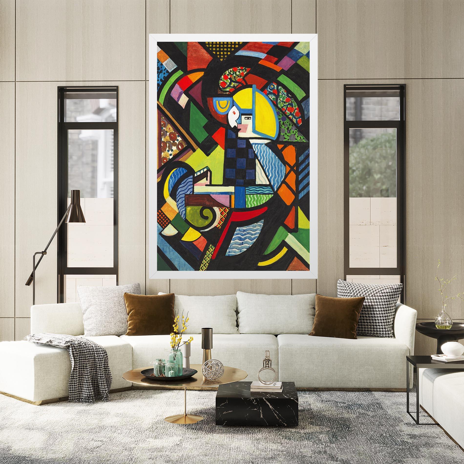 Tablou Canvas Mix Color Shapes mockup 2