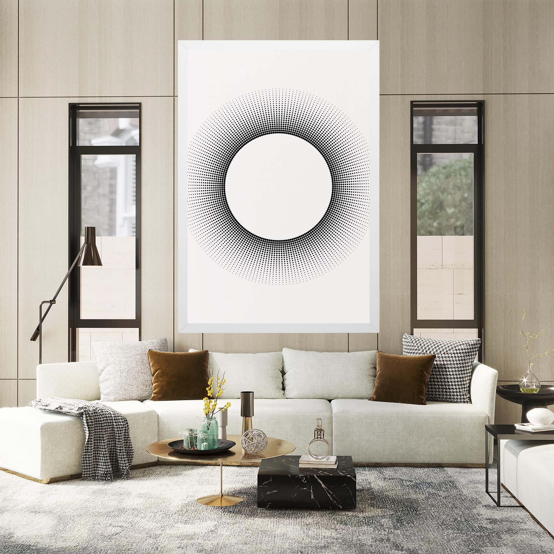 Tablou Canvas White Center mockup 2