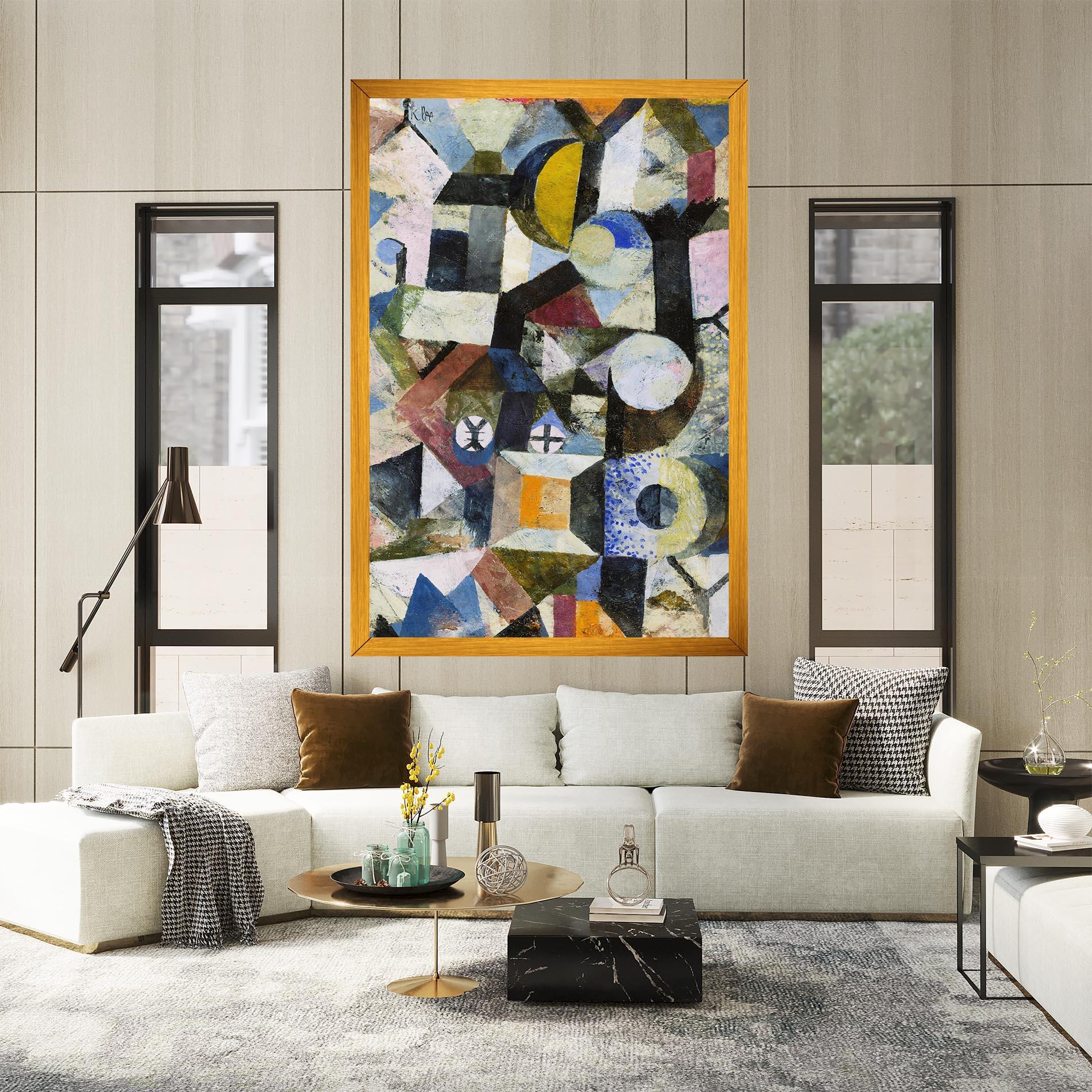 Tablou Canvas Abstract Geometric mockup 2