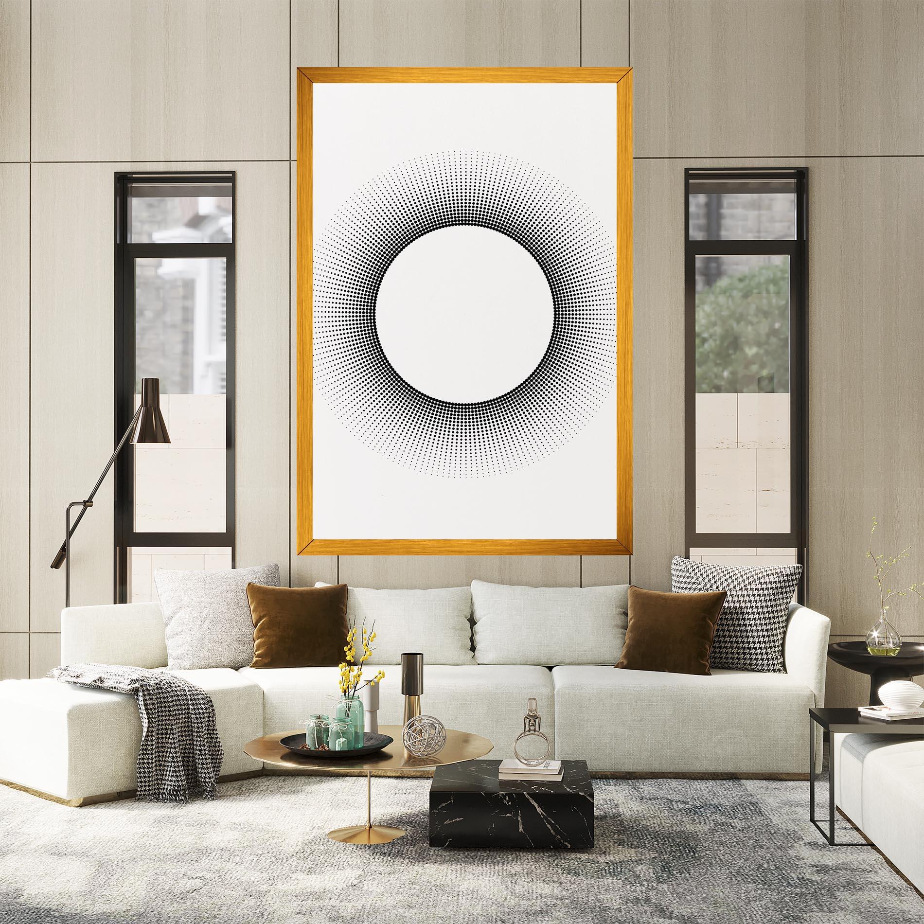 Tablou Canvas White Center mockup 2