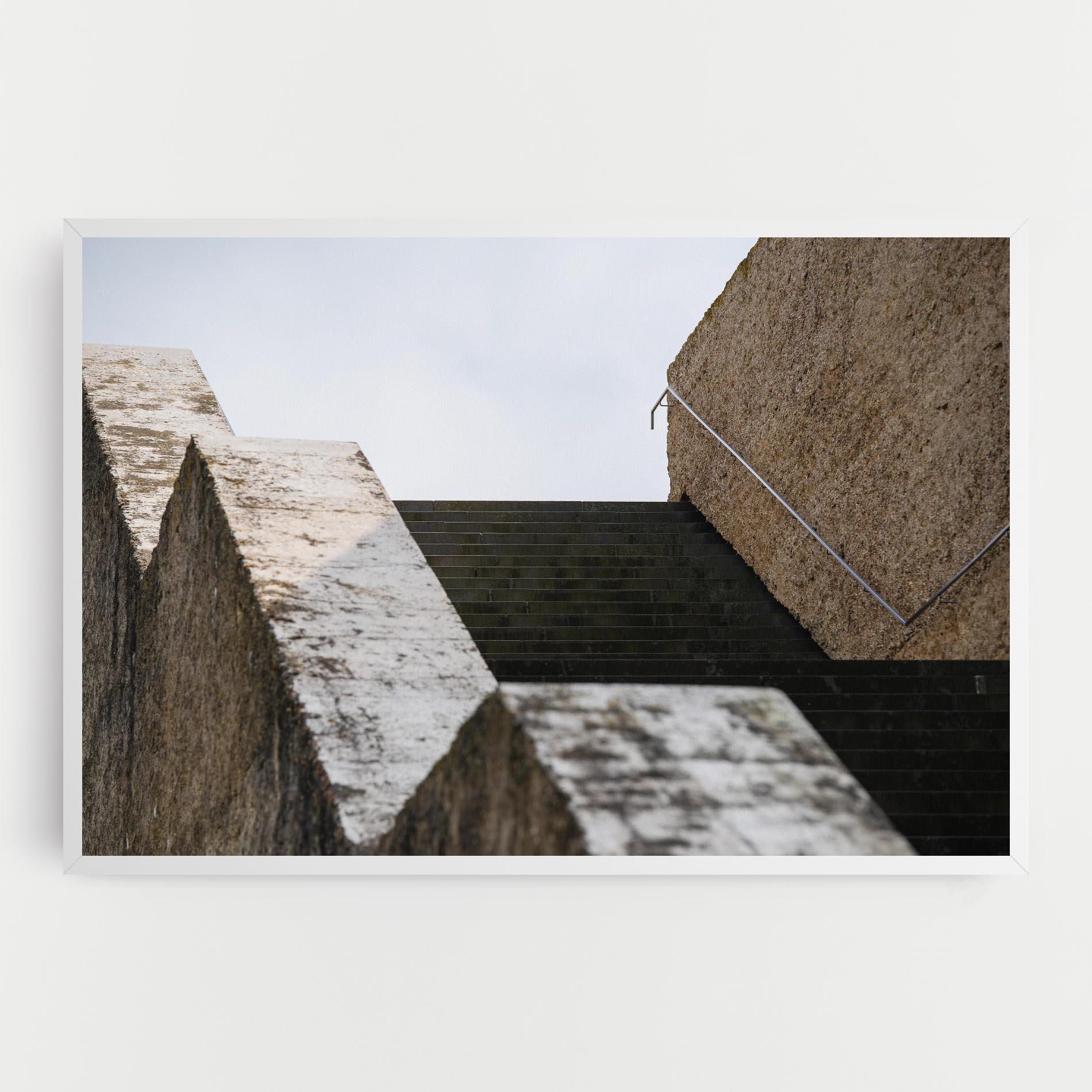 Tablou Canvas Black Stairs mockup 0