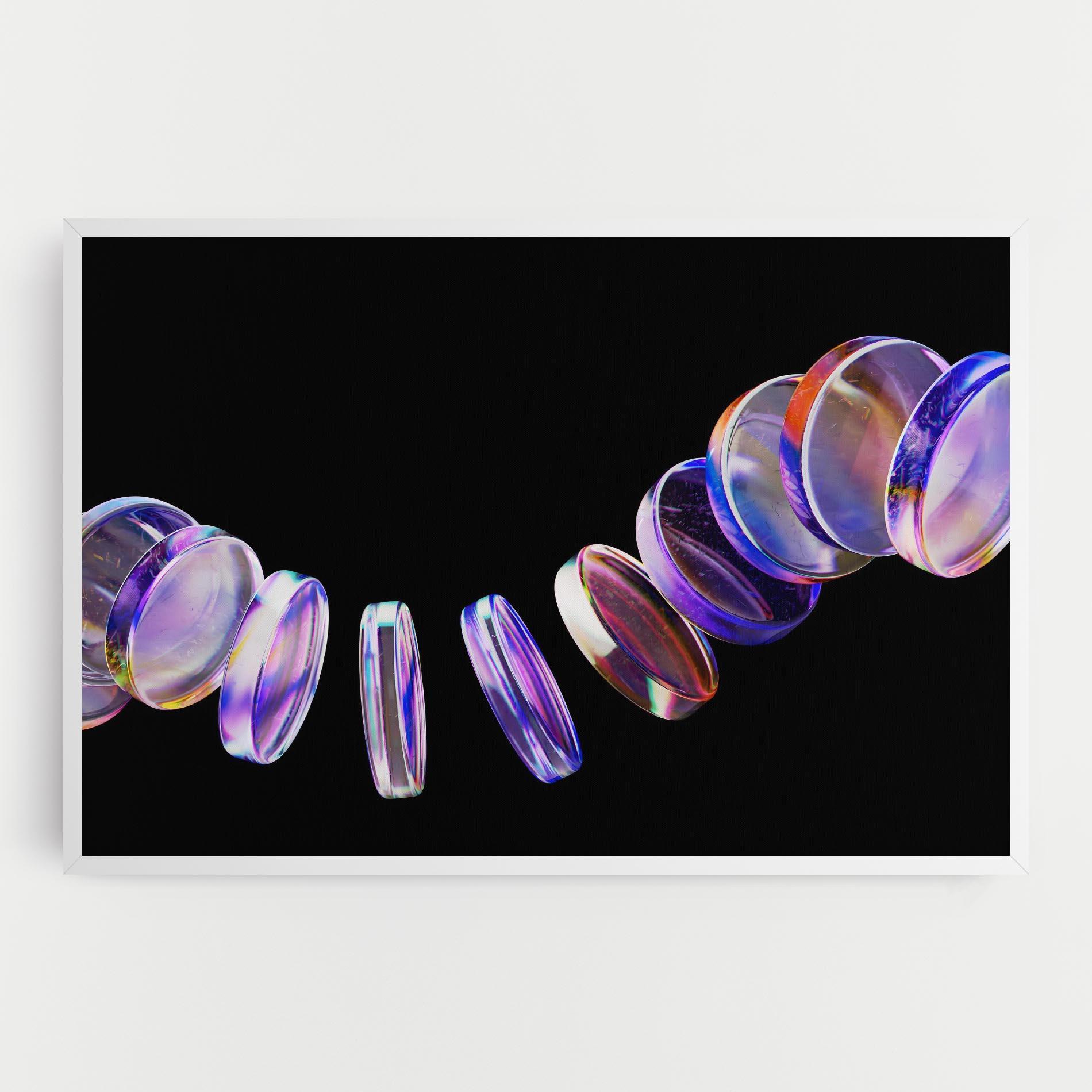 Tablou Canvas Circle Glass Floating mockup 0