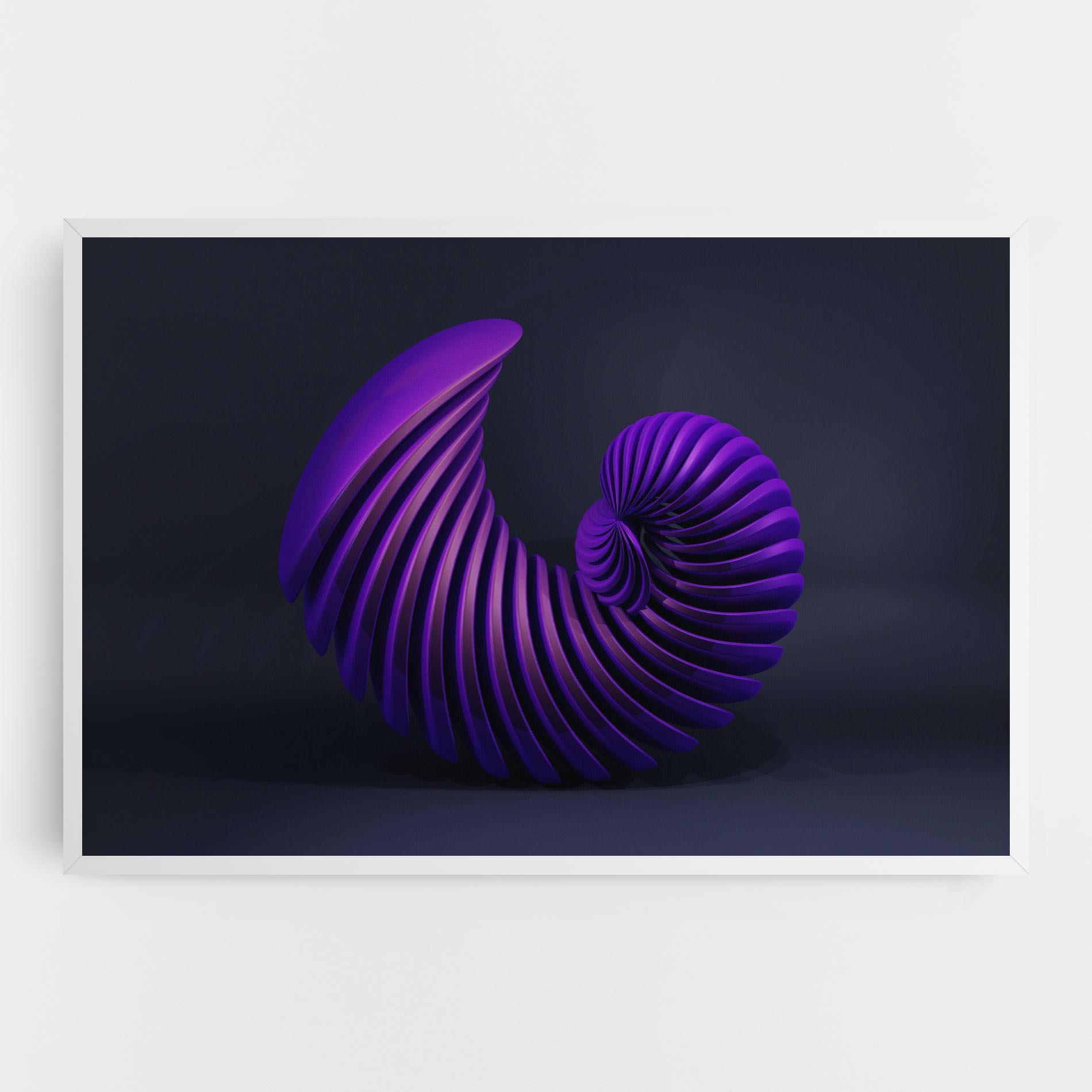 Tablou Canvas Purple Spiral mockup 0
