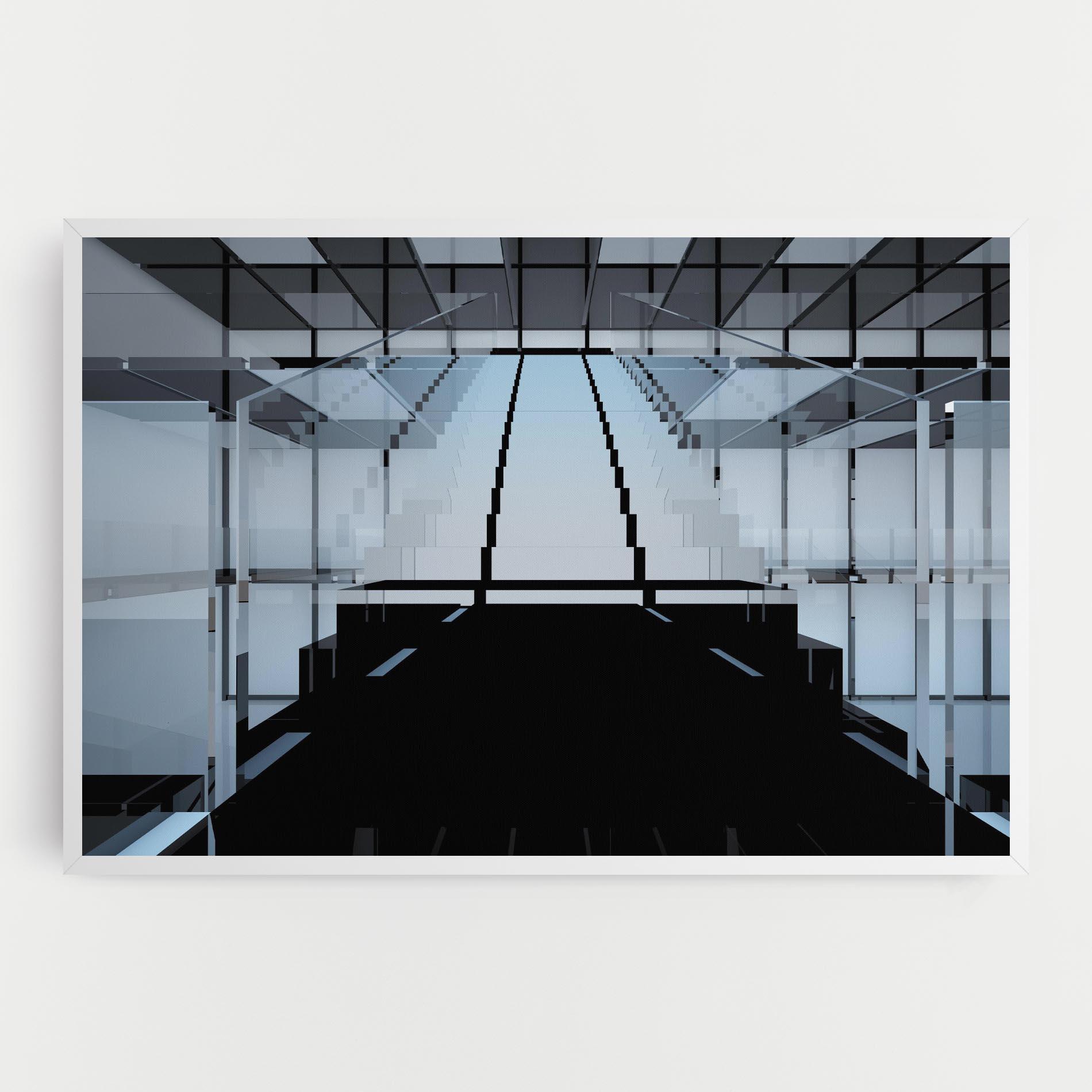 Tablou Canvas Space With Window mockup 0