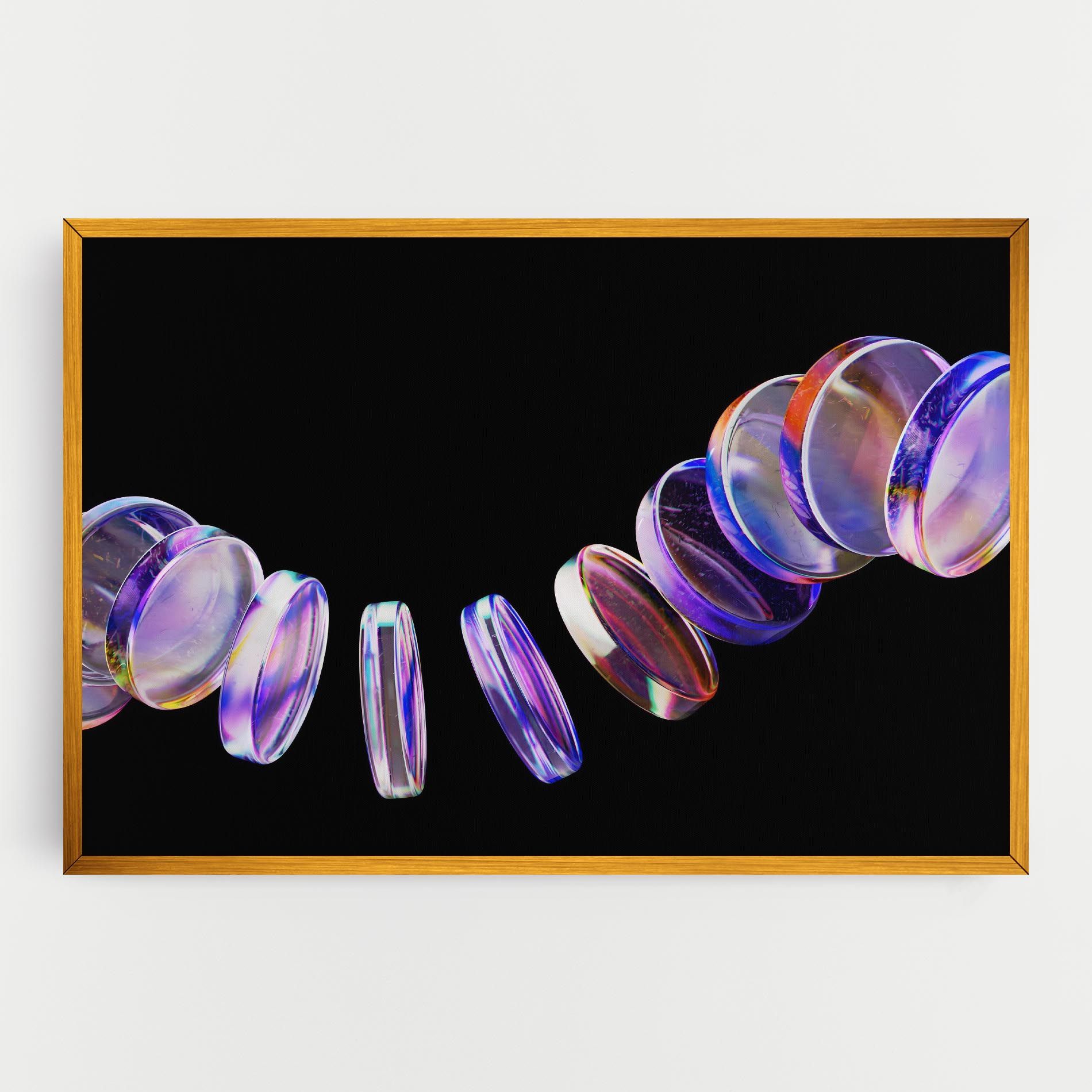 Circle Glass Floating mockup 0