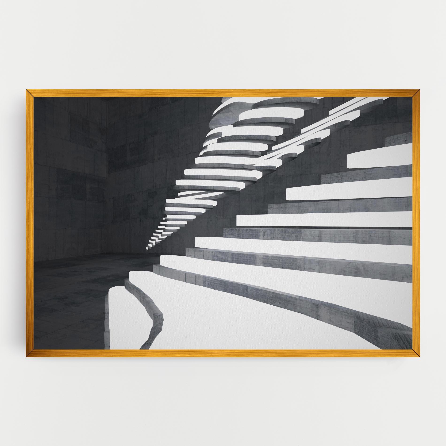 Tablou Canvas Concrete Architecture mockup 0