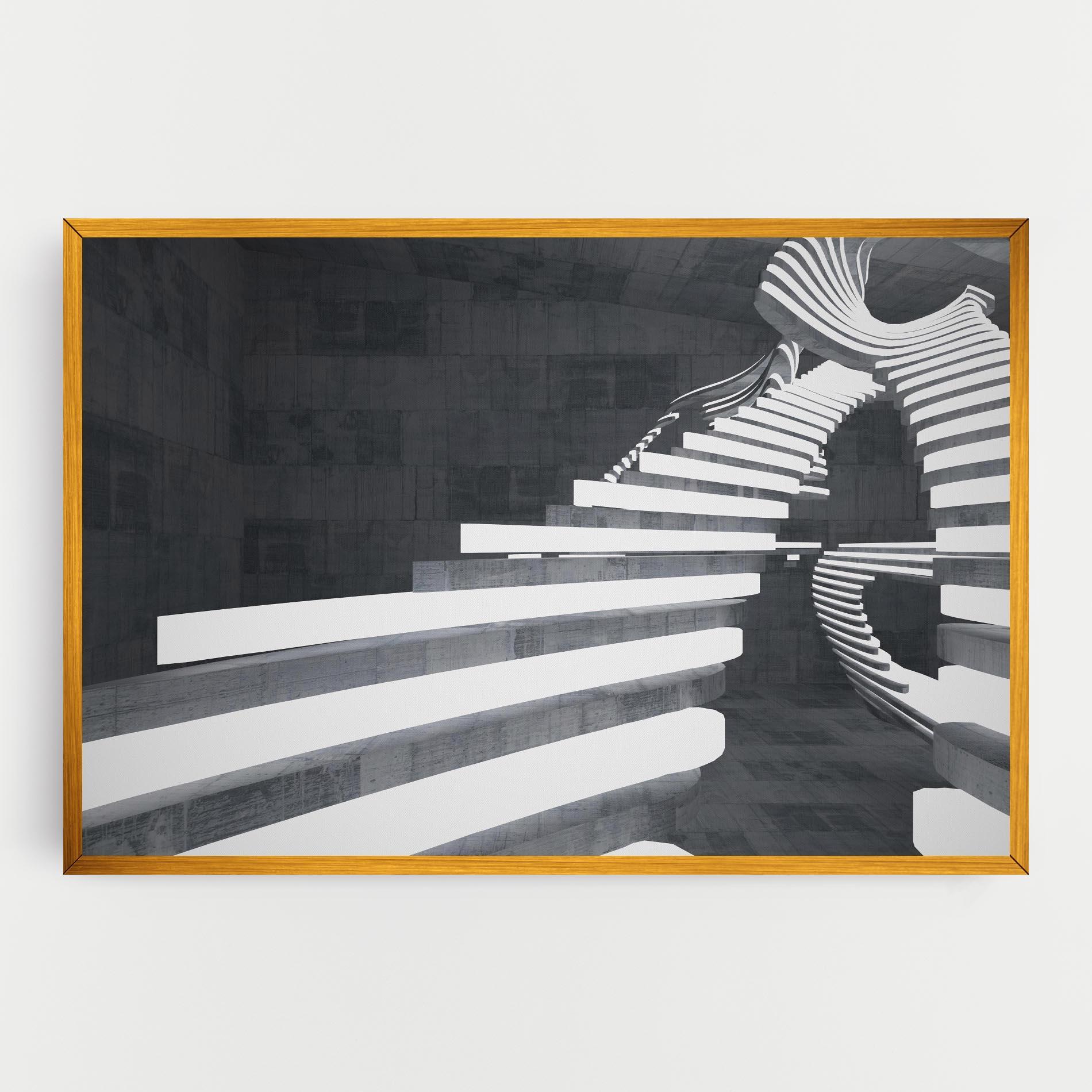 Tablou Canvas Concrete Room mockup 0