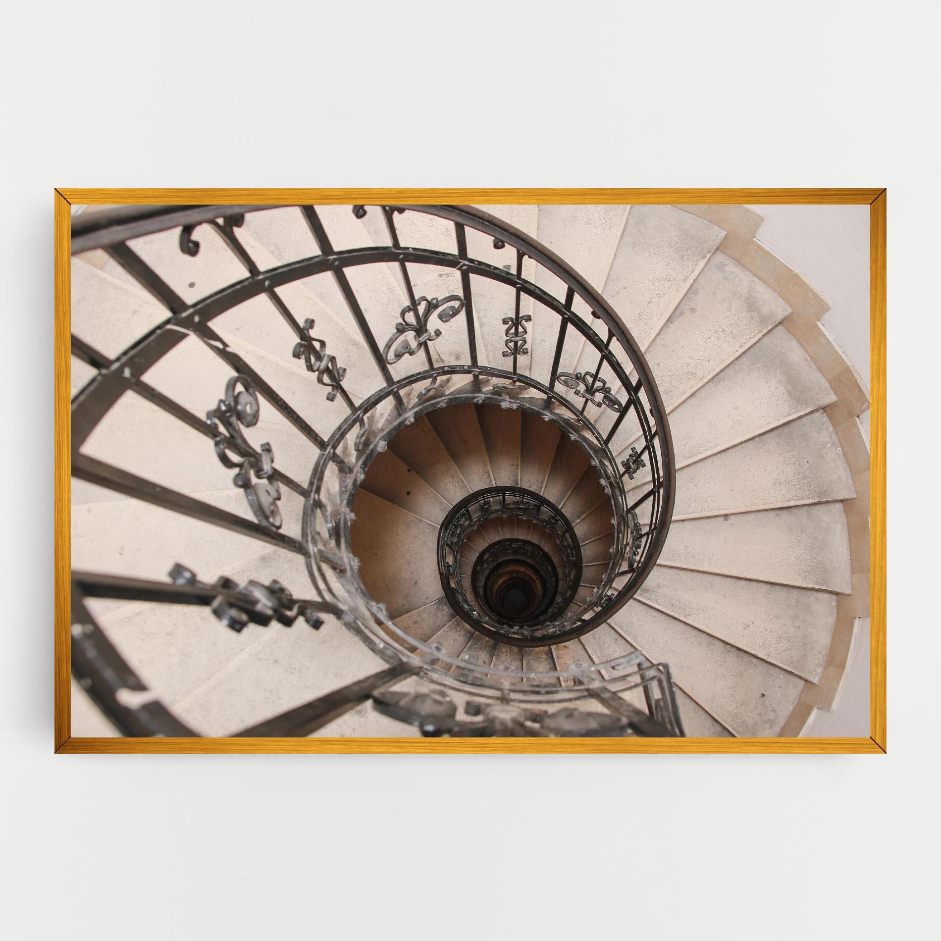 Tablou Canvas Old House Stairs mockup 0