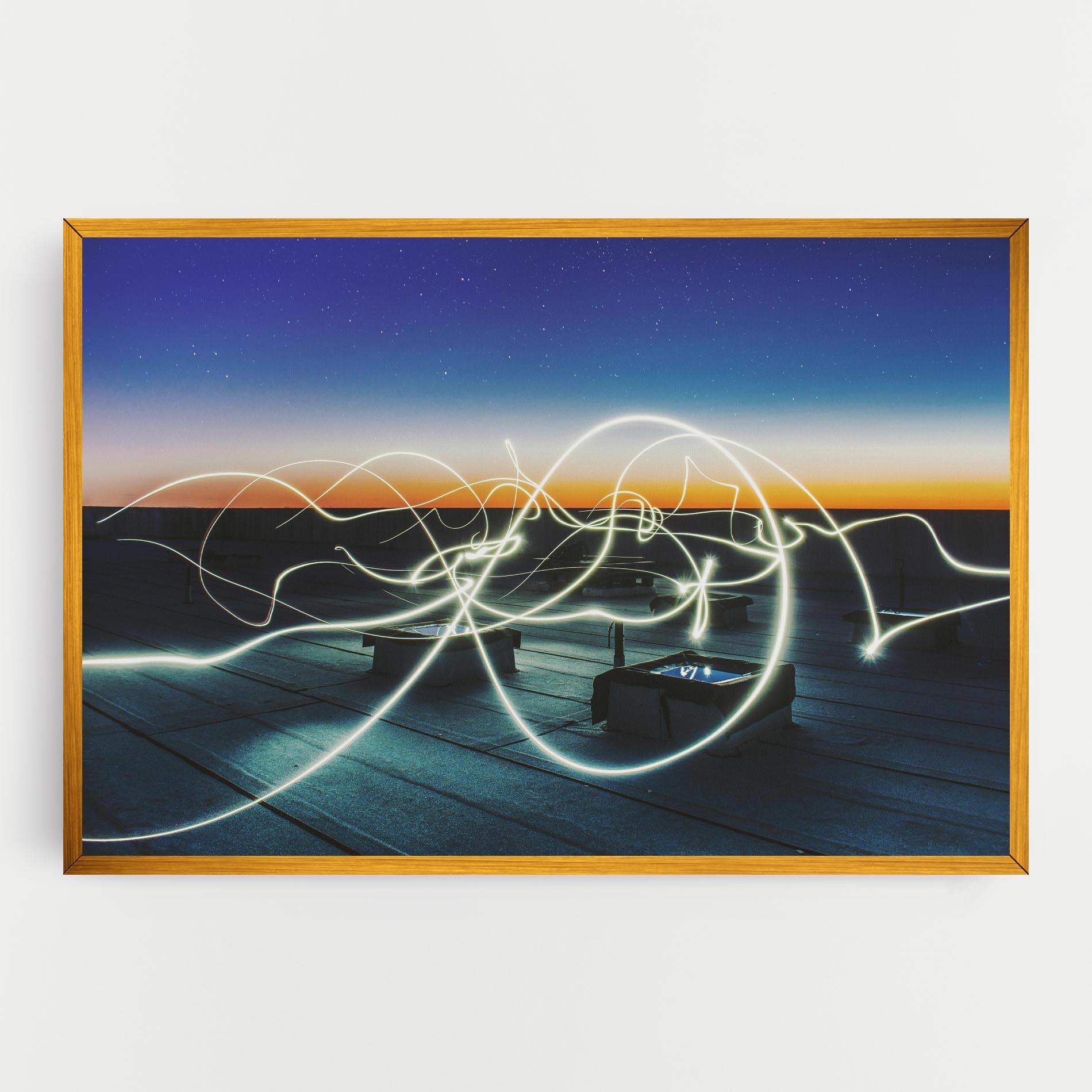 Tablou Canvas White Light Floating mockup 0