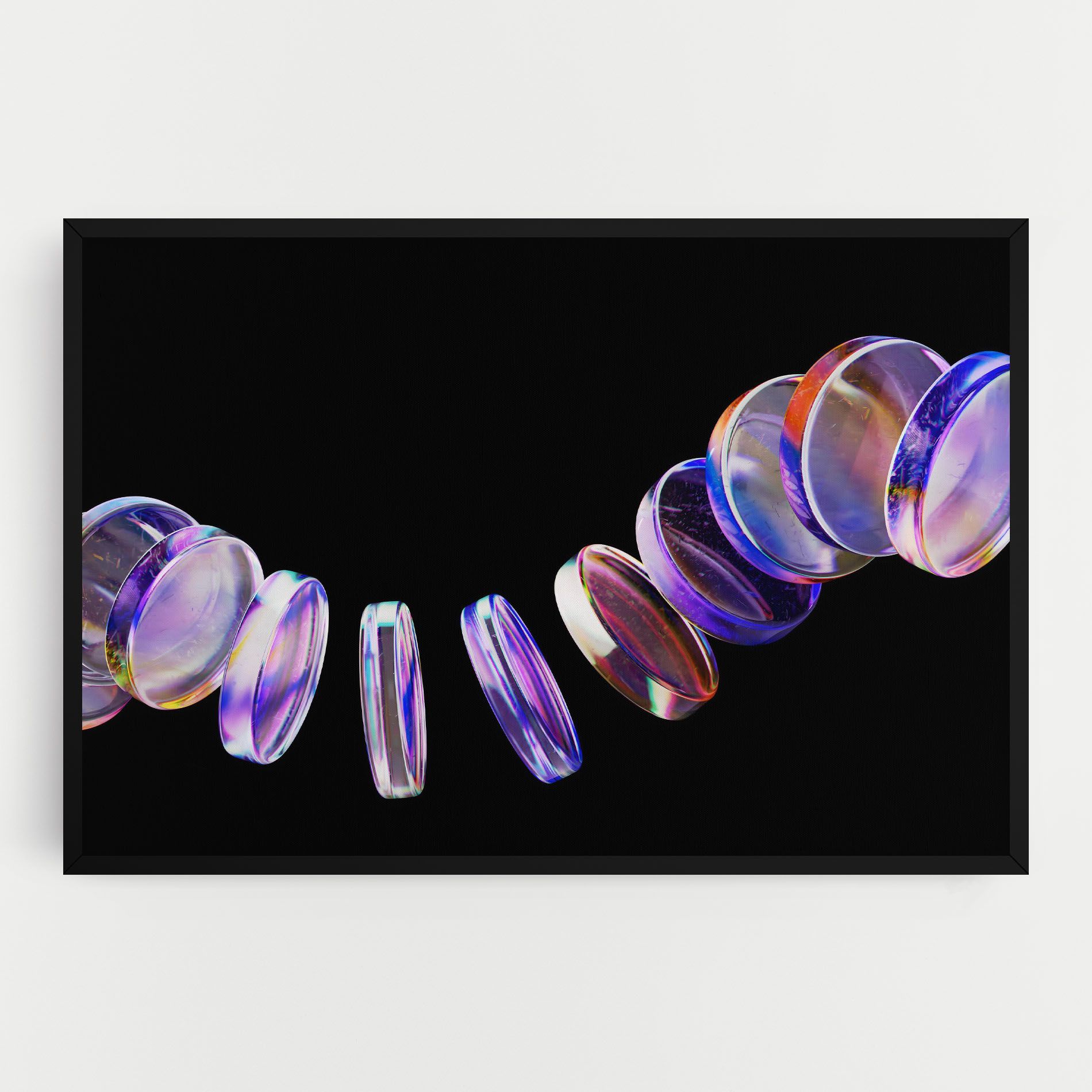 Circle Glass Floating mockup 0