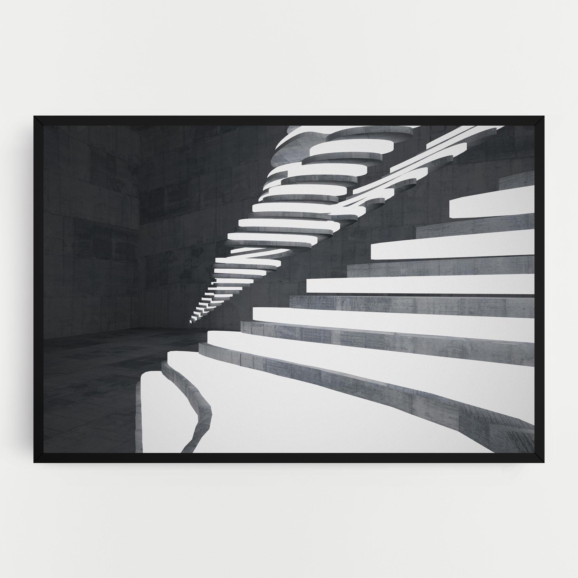 Tablou Canvas Concrete Architecture mockup 0