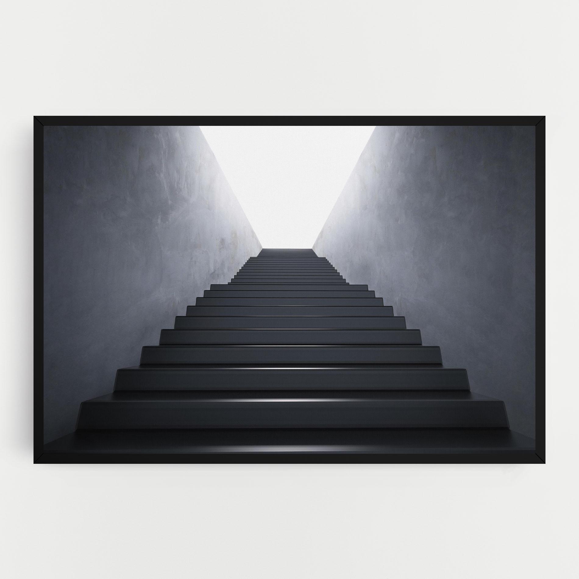 Tablou Canvas Empty Staircase mockup 0