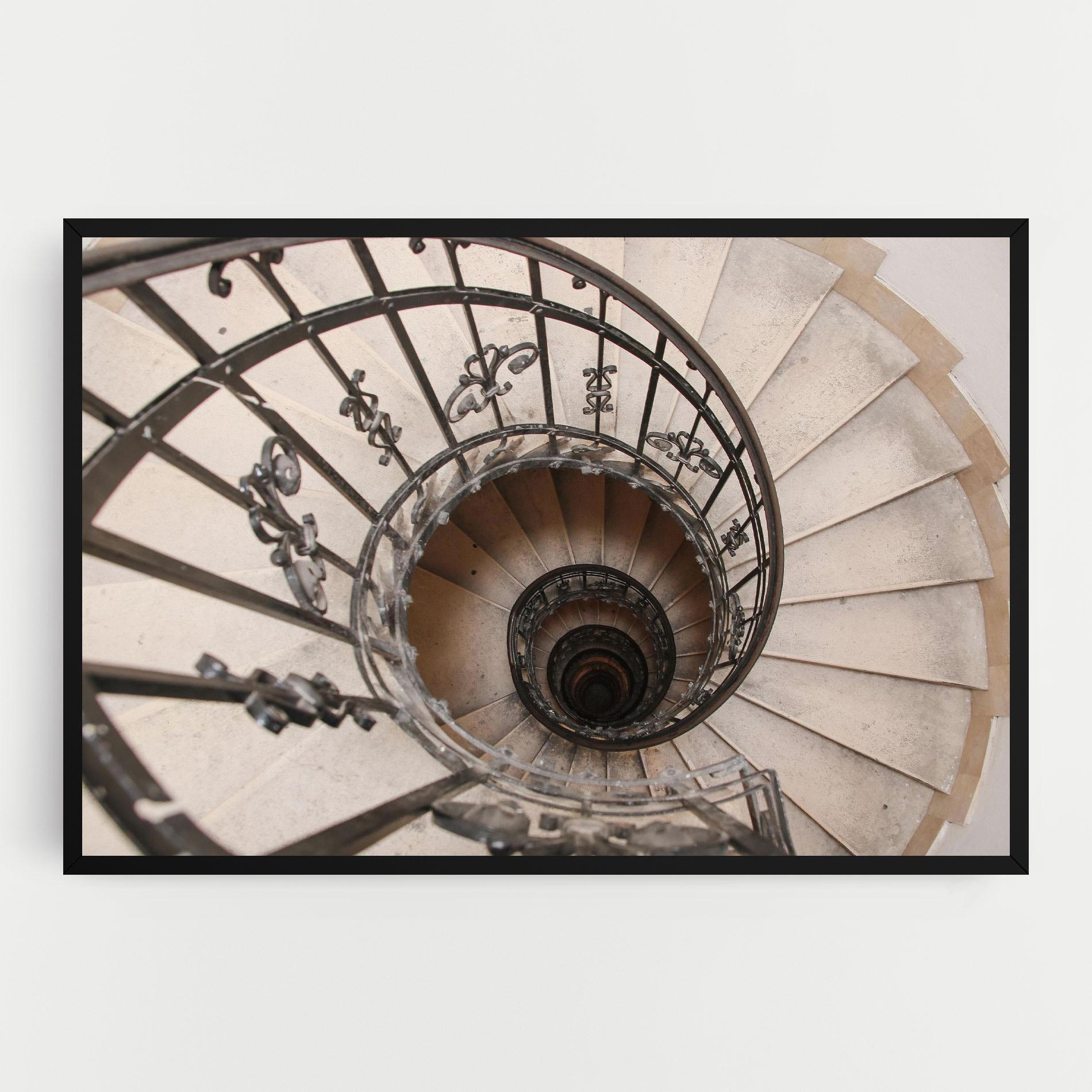 Tablou Canvas Old House Stairs mockup 0