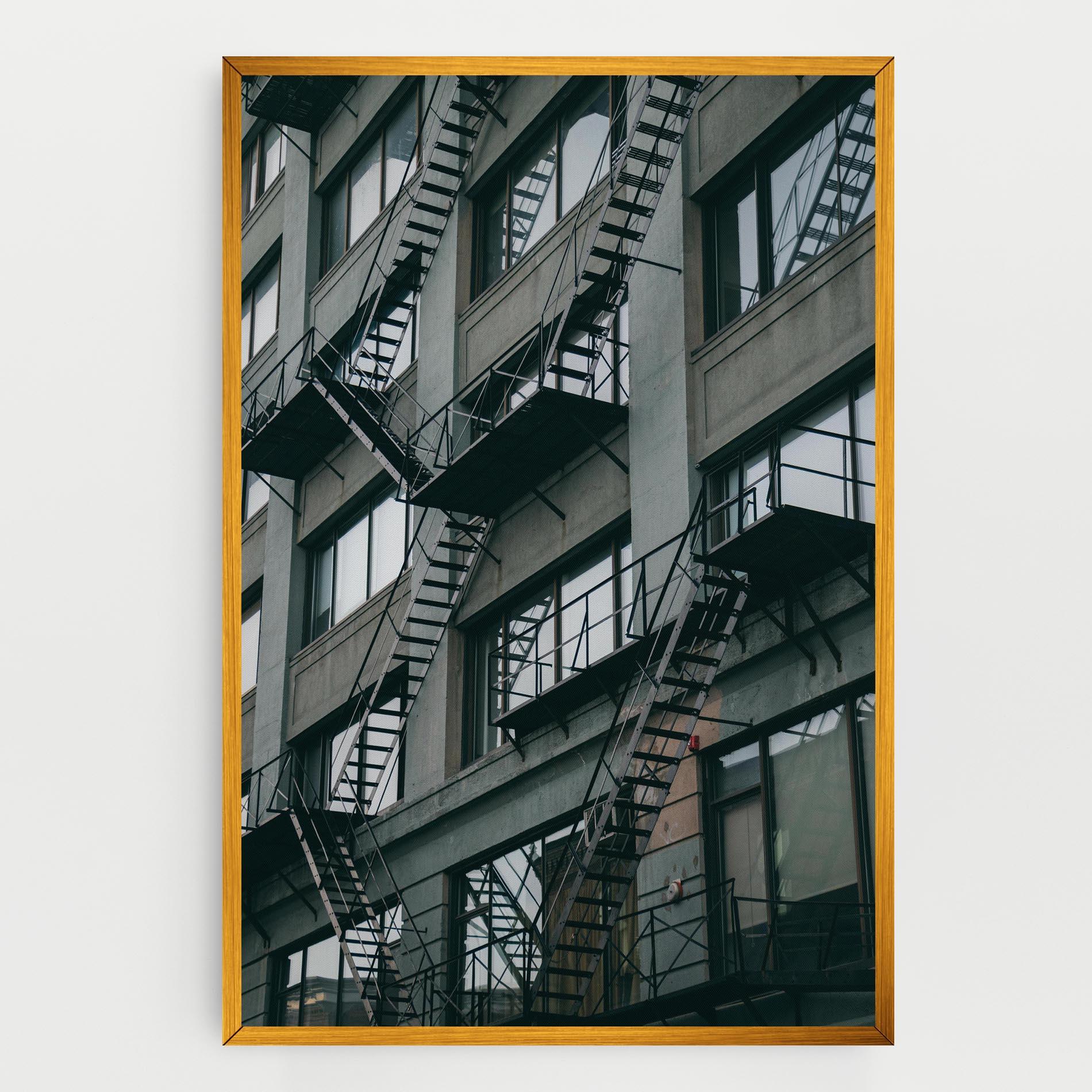 Tablou Canvas Building Stairs mockup 0