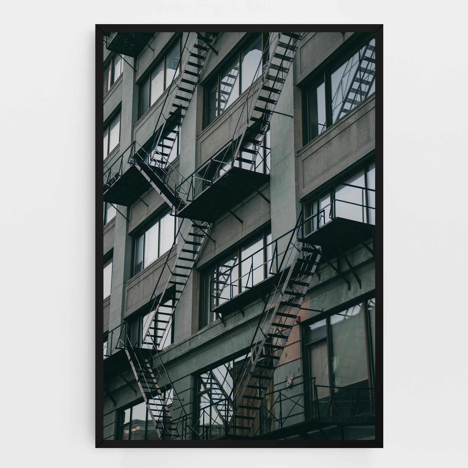 Tablou Canvas Building Stairs mockup 0