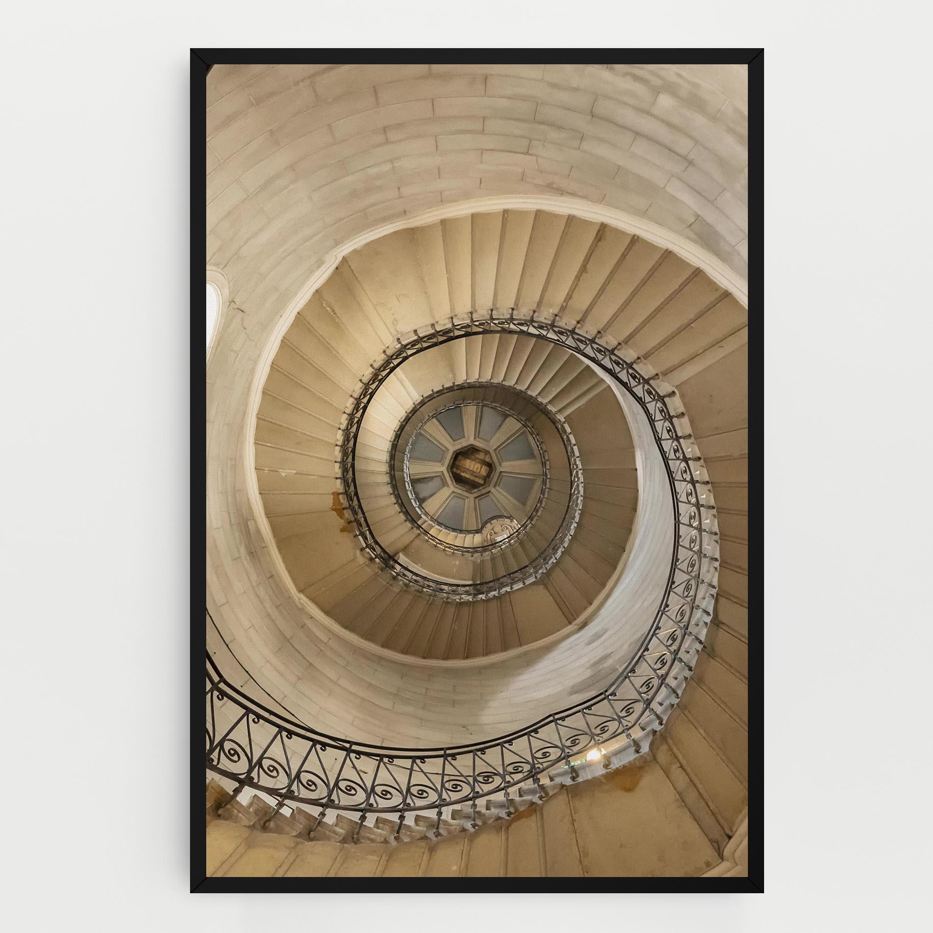 Tablou Canvas Cream Down Stairs mockup 0