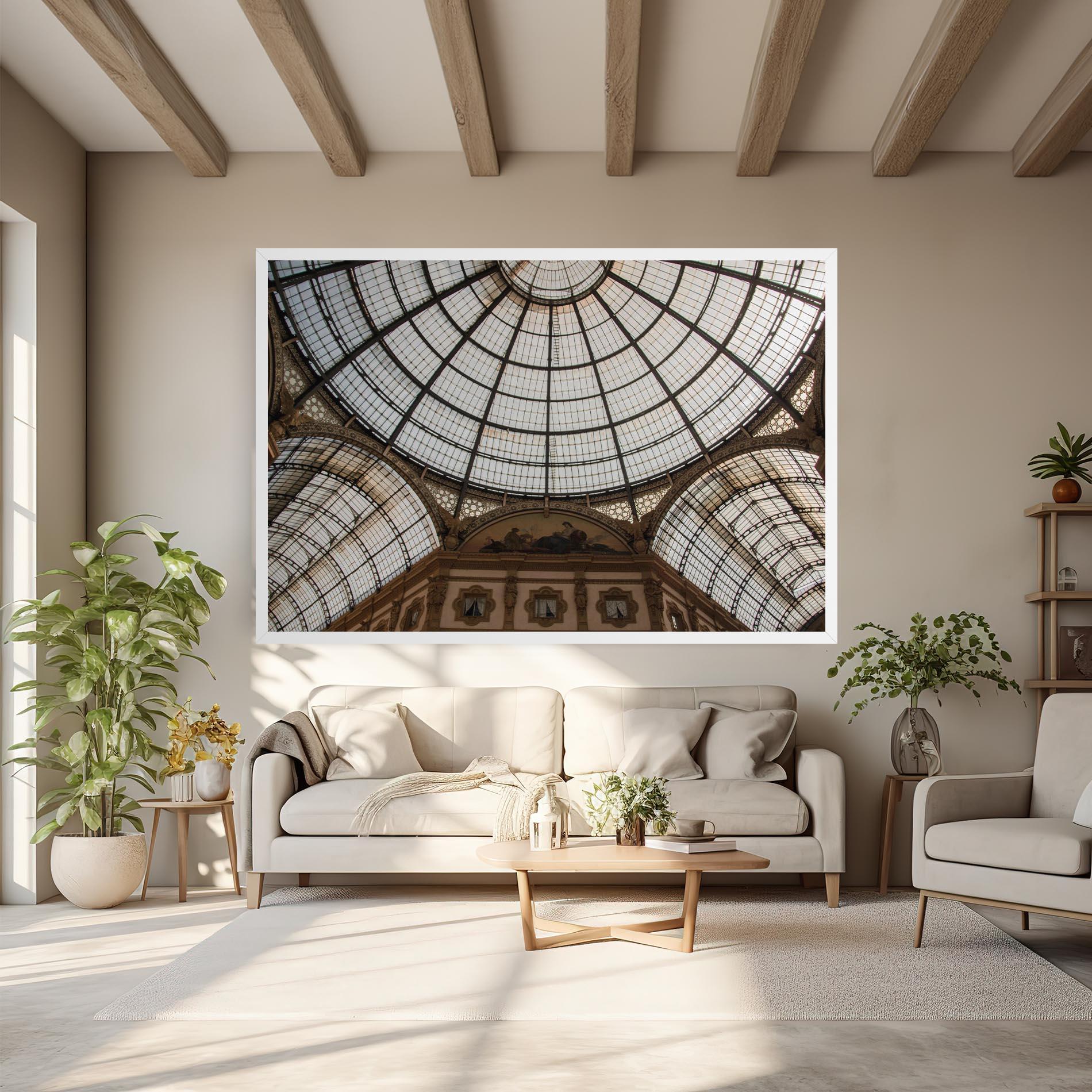 Tablou Canvas Galleria Ceiling mockup 6