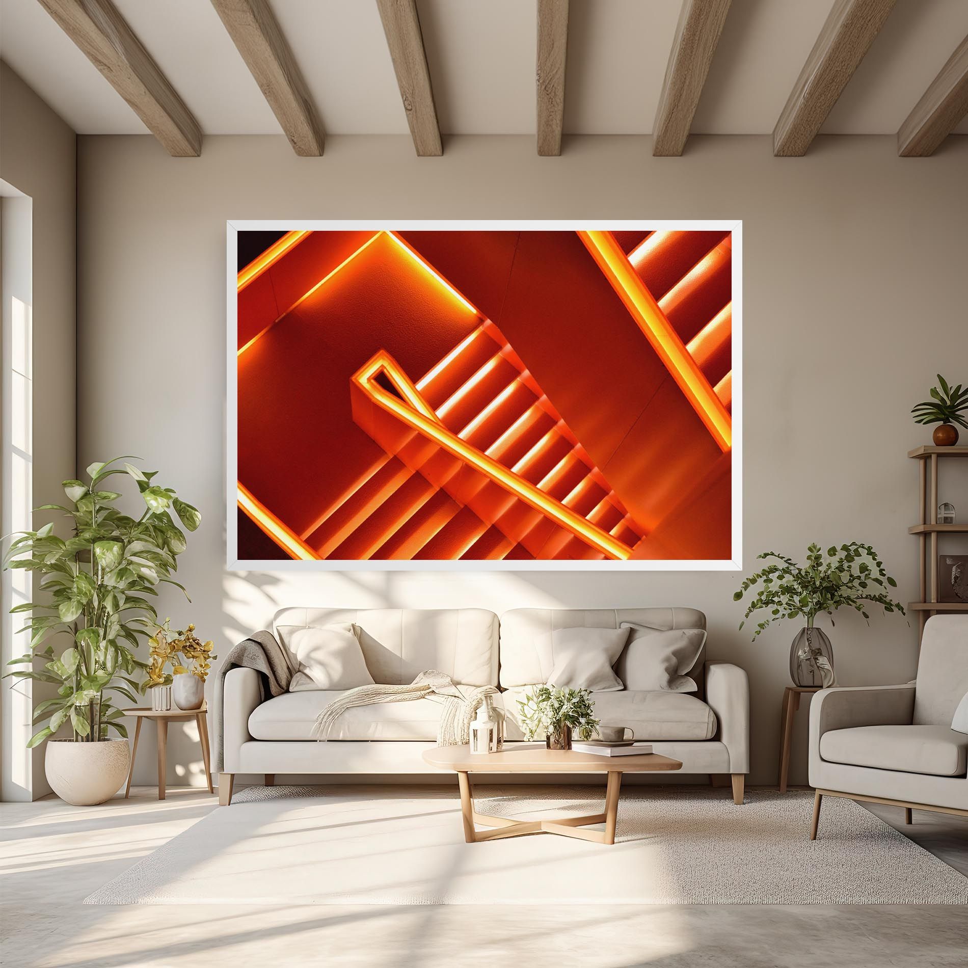 Orange Stairs mockup 6