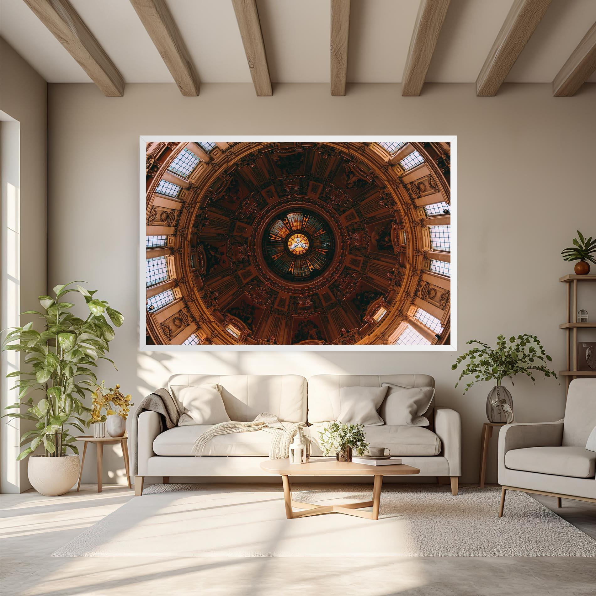 Tablou Canvas Painted Ceiling mockup 6
