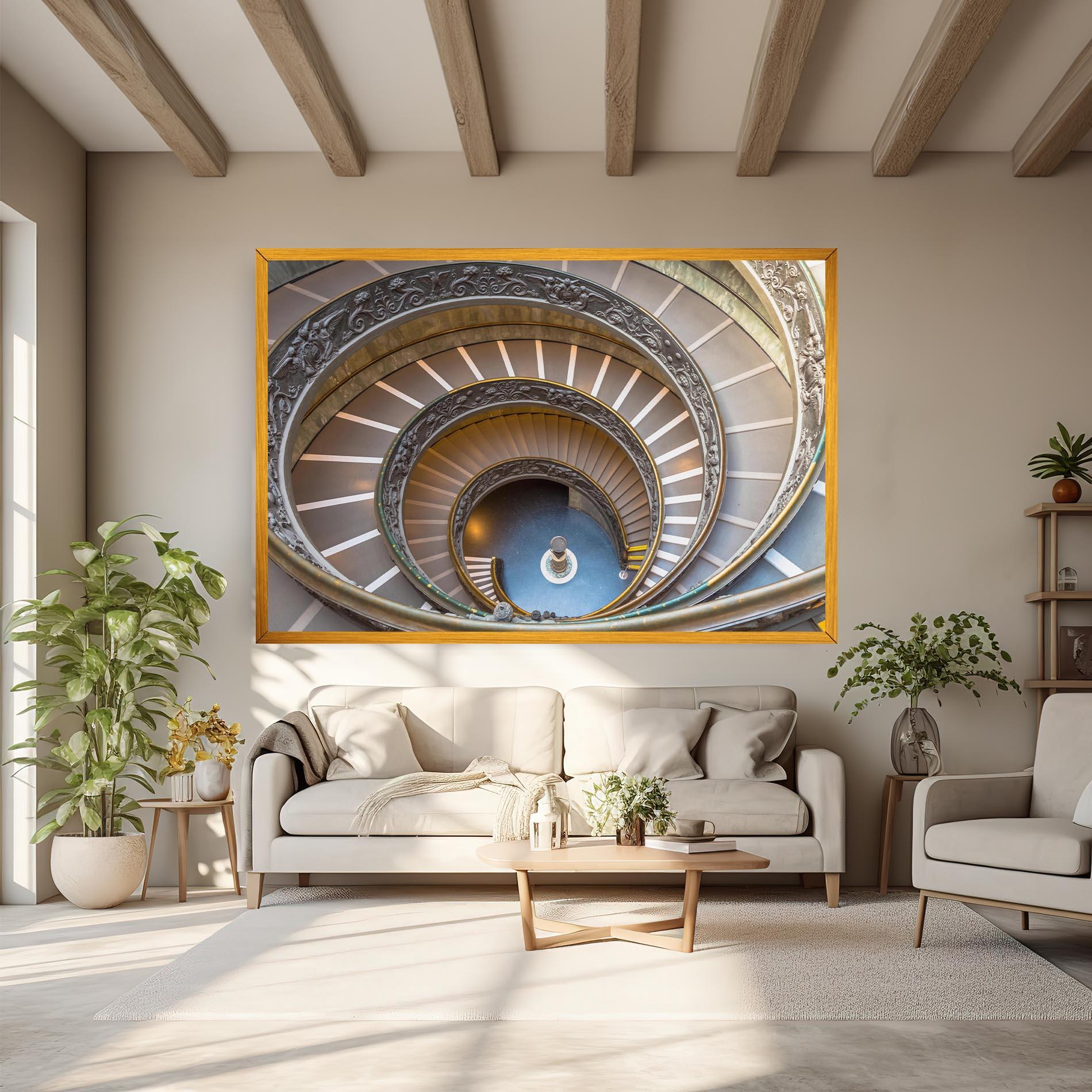 Tablou Canvas Colored Stairs mockup 6