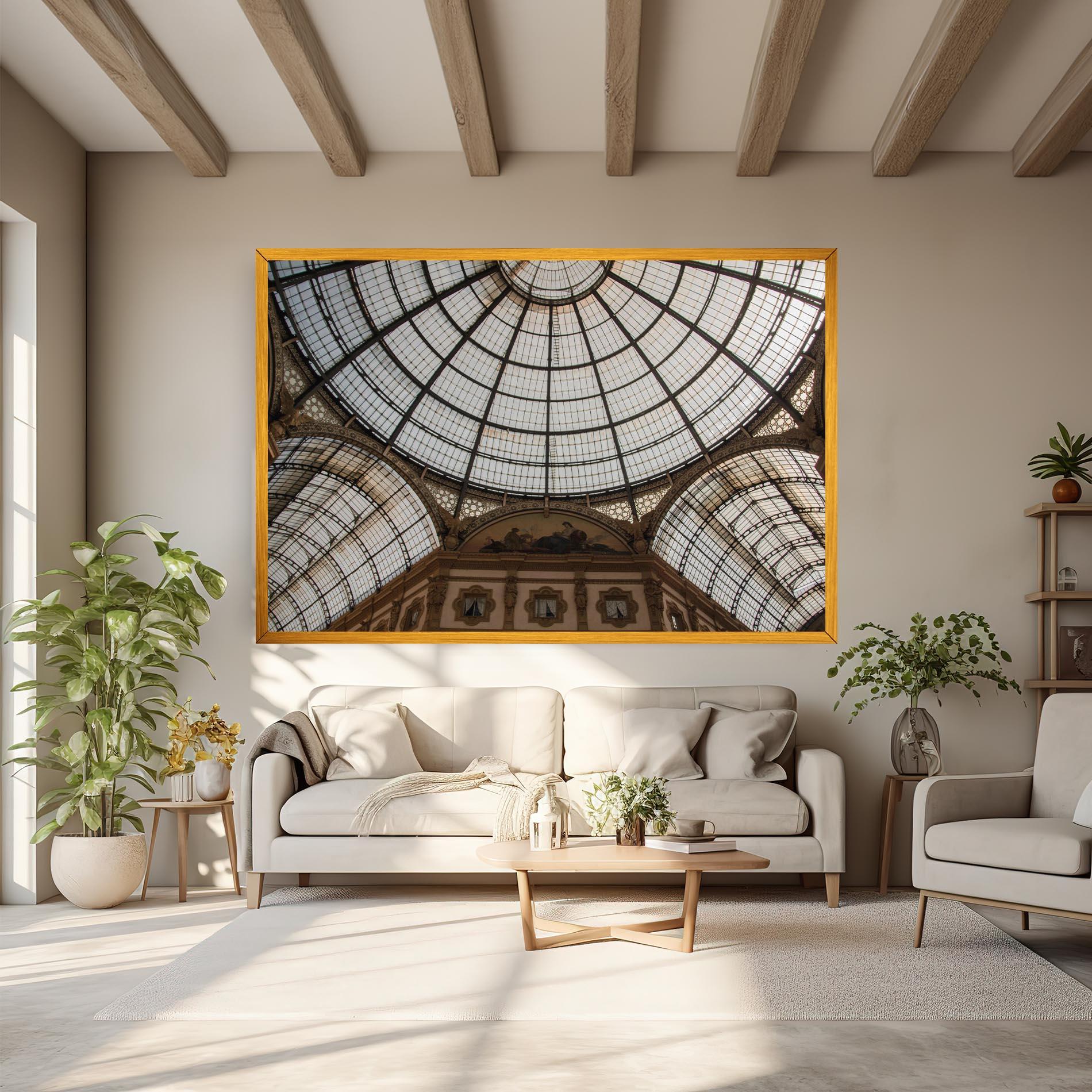 Tablou Canvas Galleria Ceiling mockup 6
