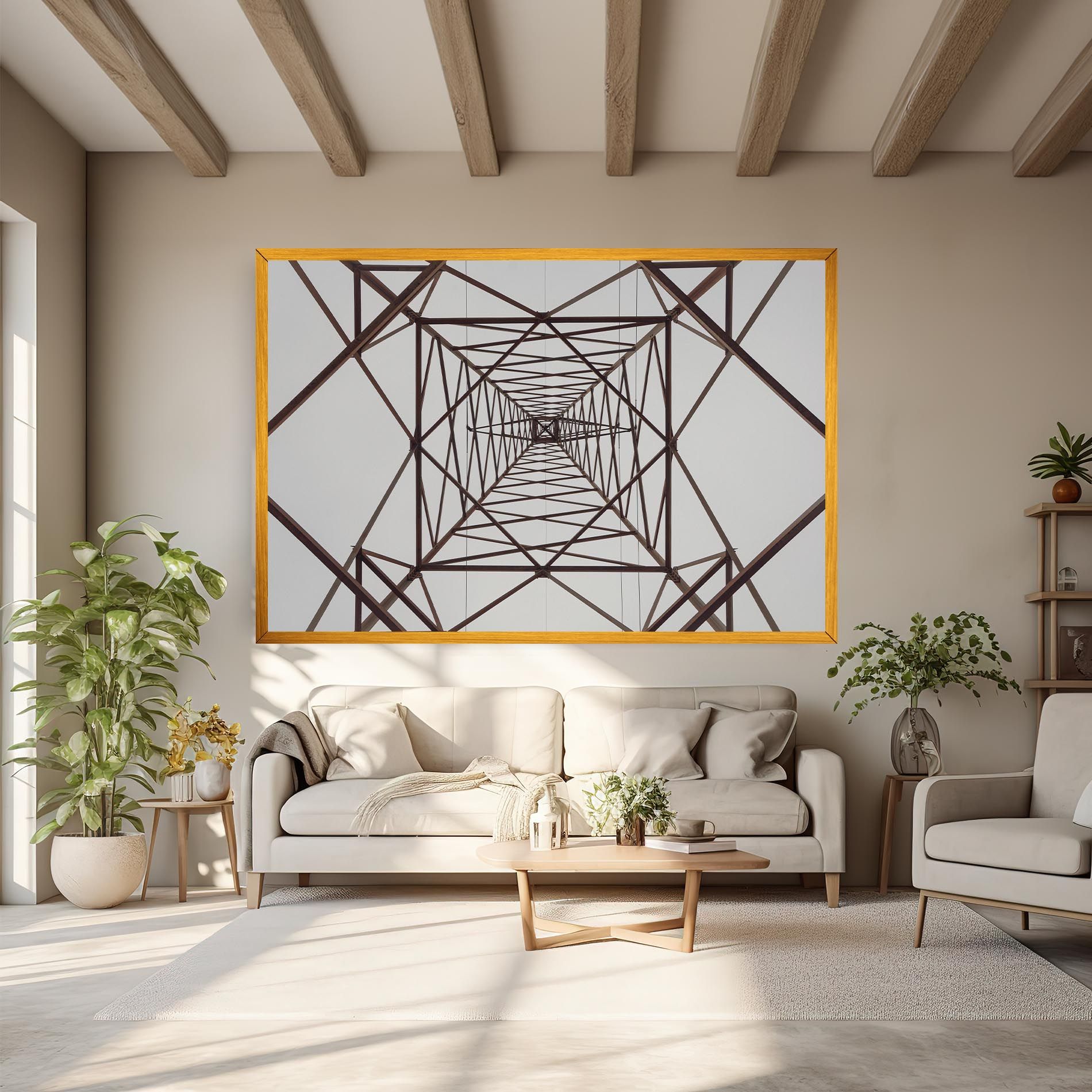 Geometric Pillar mockup 6