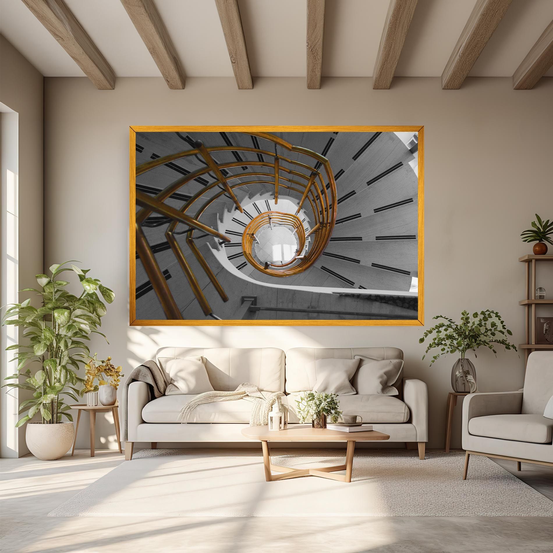 Gold Bar Stairs mockup 6