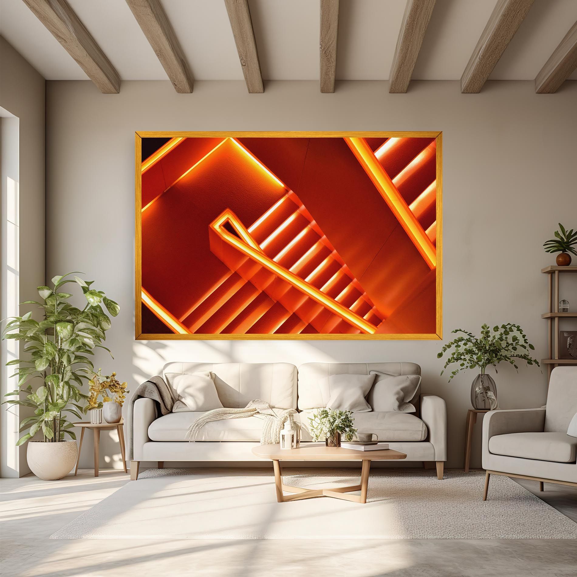 Orange Stairs mockup 6