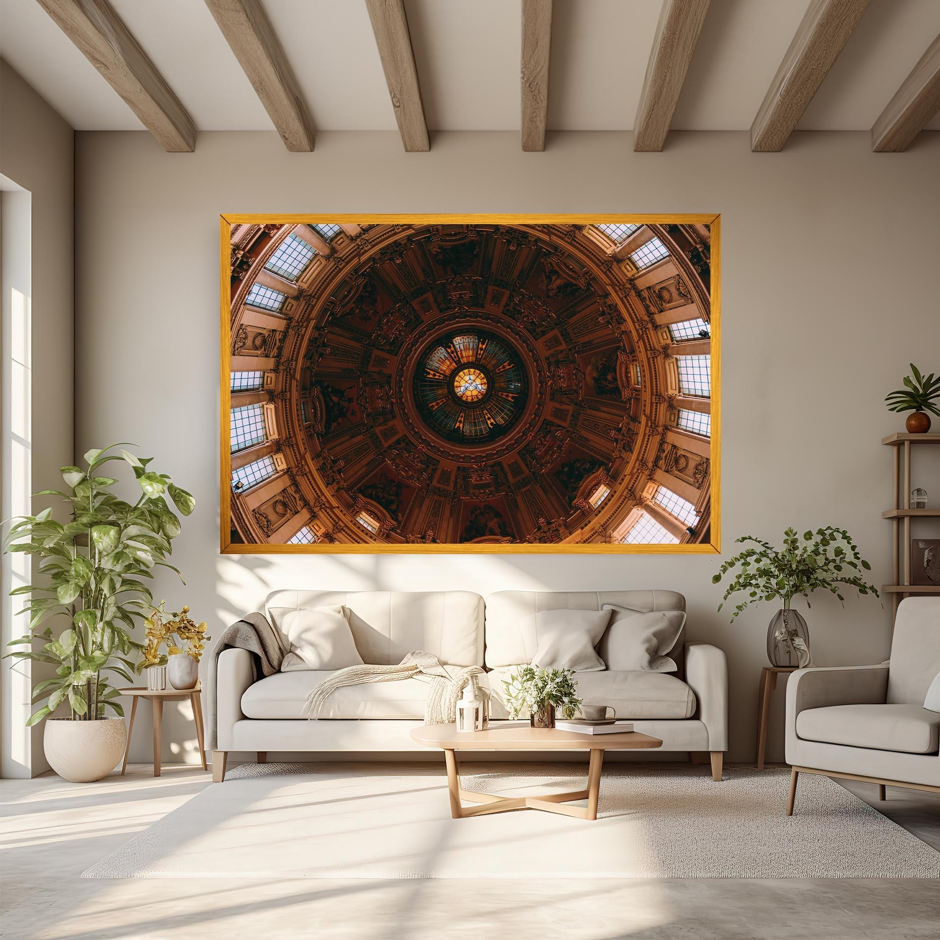 Tablou Canvas Painted Ceiling mockup 6