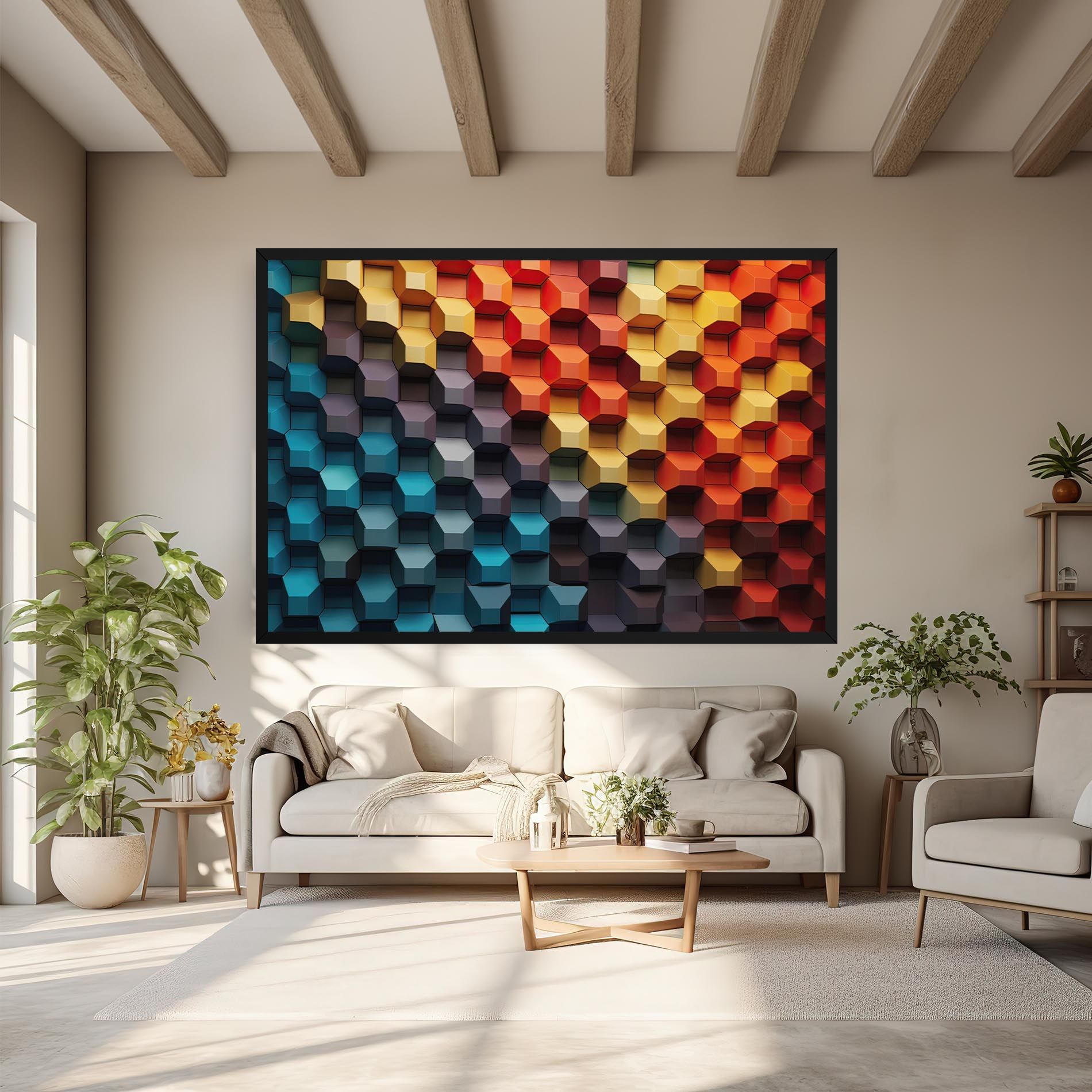 3d Sqare Mix mockup 6