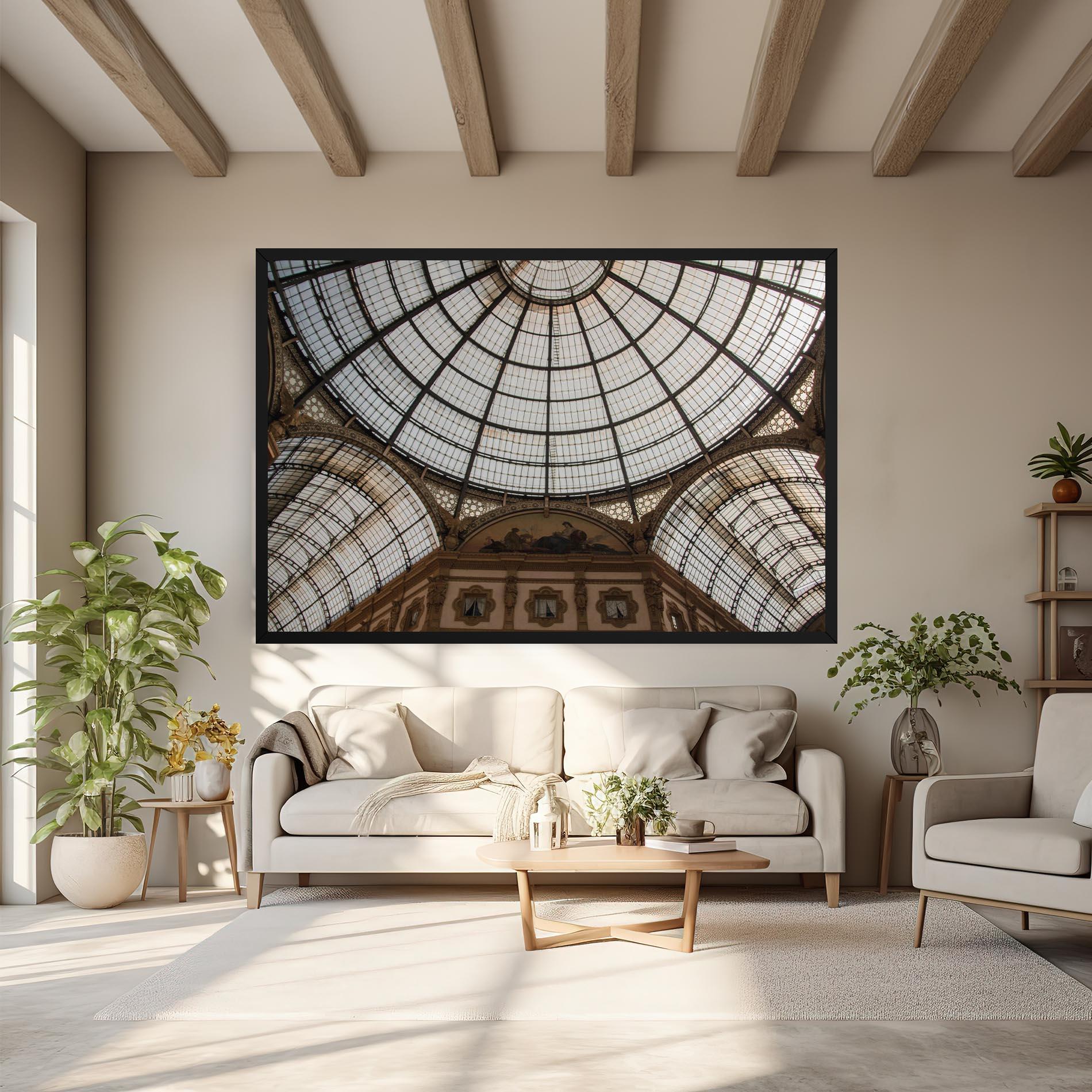 Tablou Canvas Galleria Ceiling mockup 6