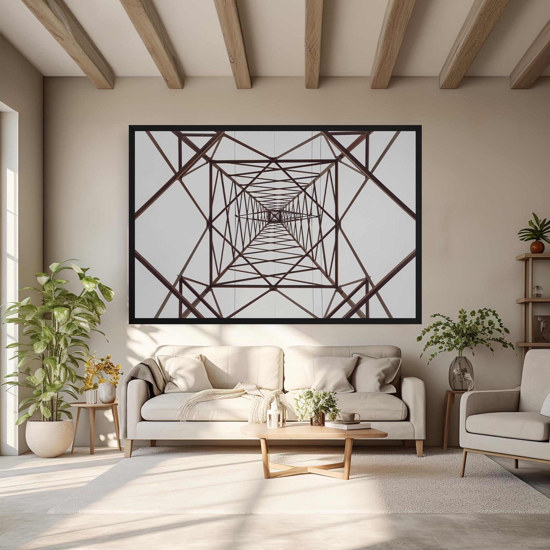 Tablou Canvas Geometric Pillar mockup 6