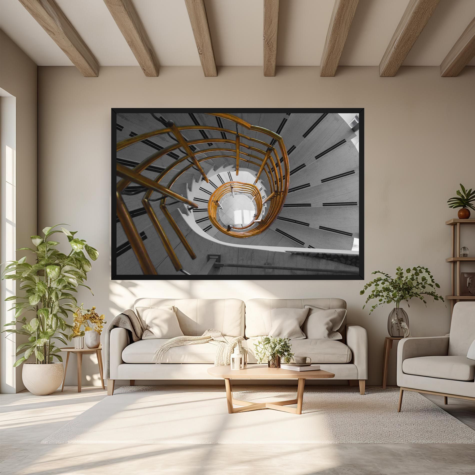 Gold Bar Stairs mockup 6