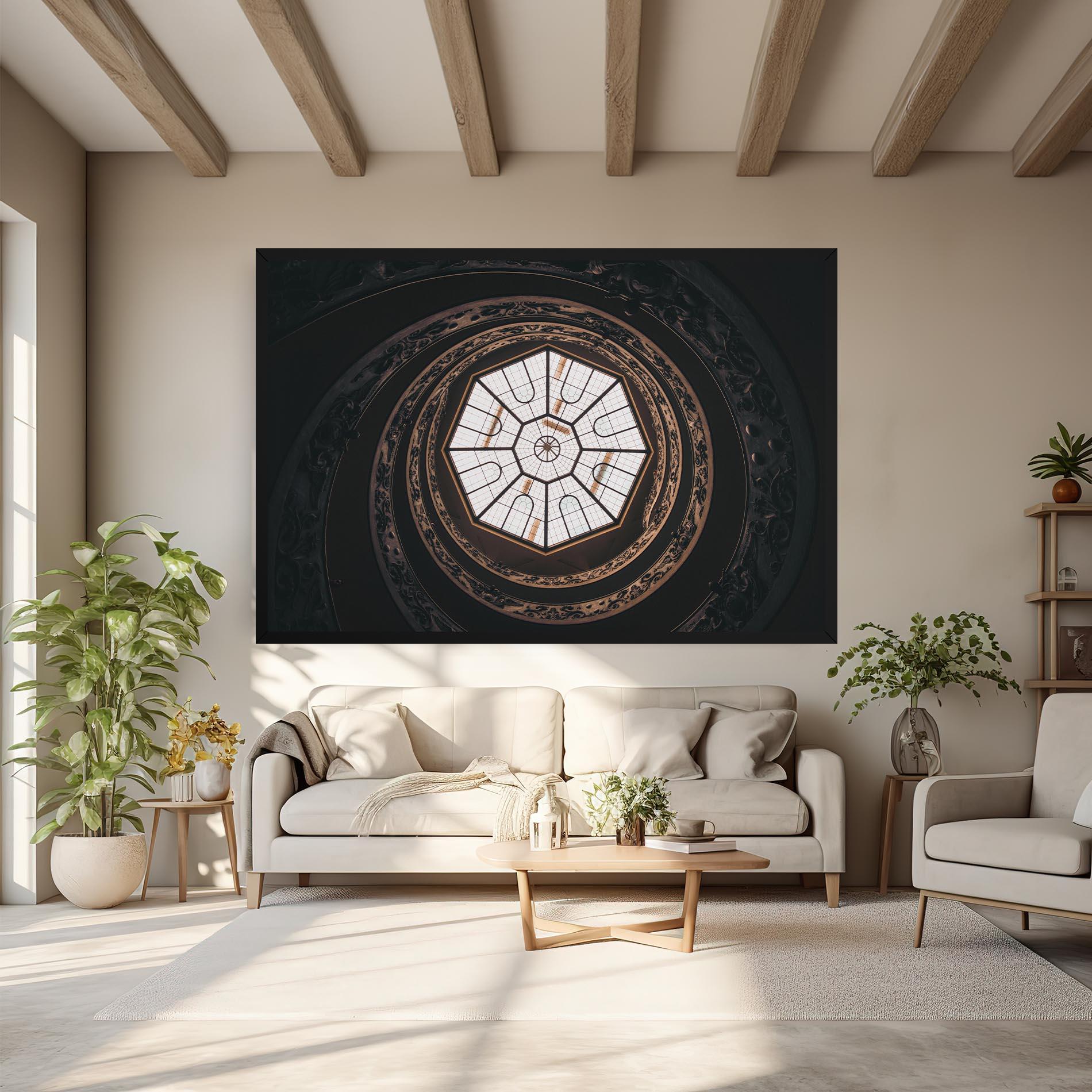 Tablou Canvas Museum Ceiling Daytime mockup 6