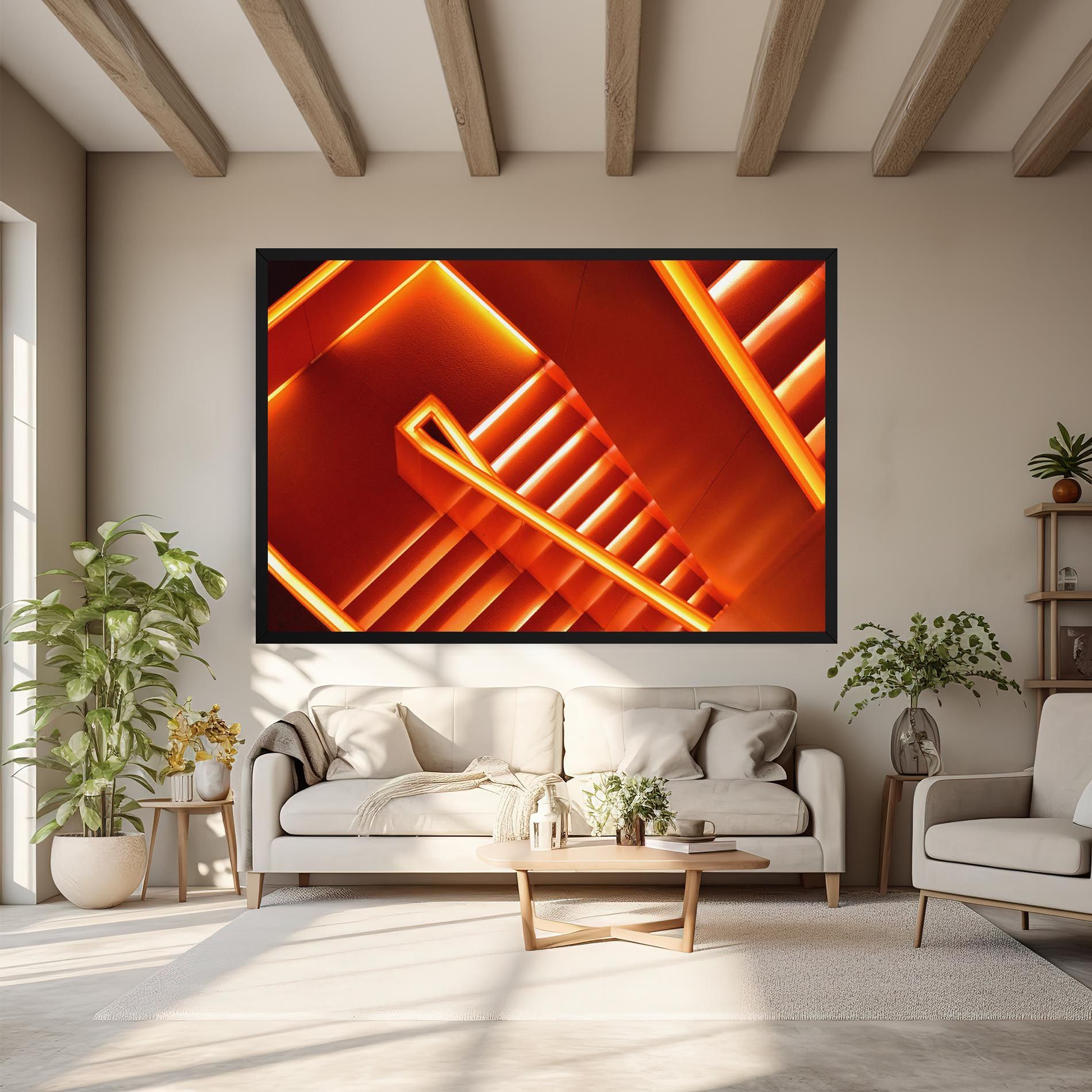 Orange Stairs mockup 6