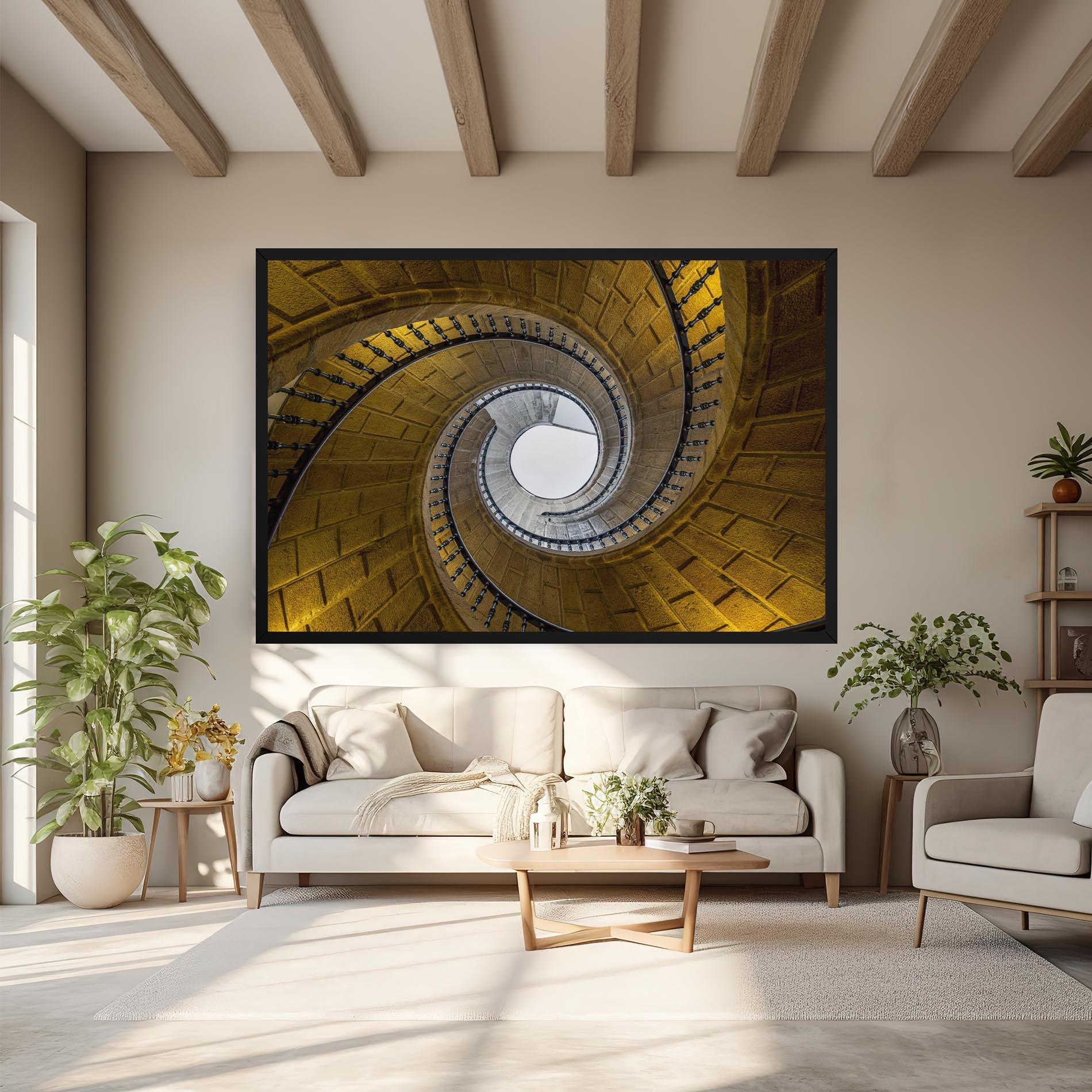 Tablou Canvas Triple Staircase mockup 6