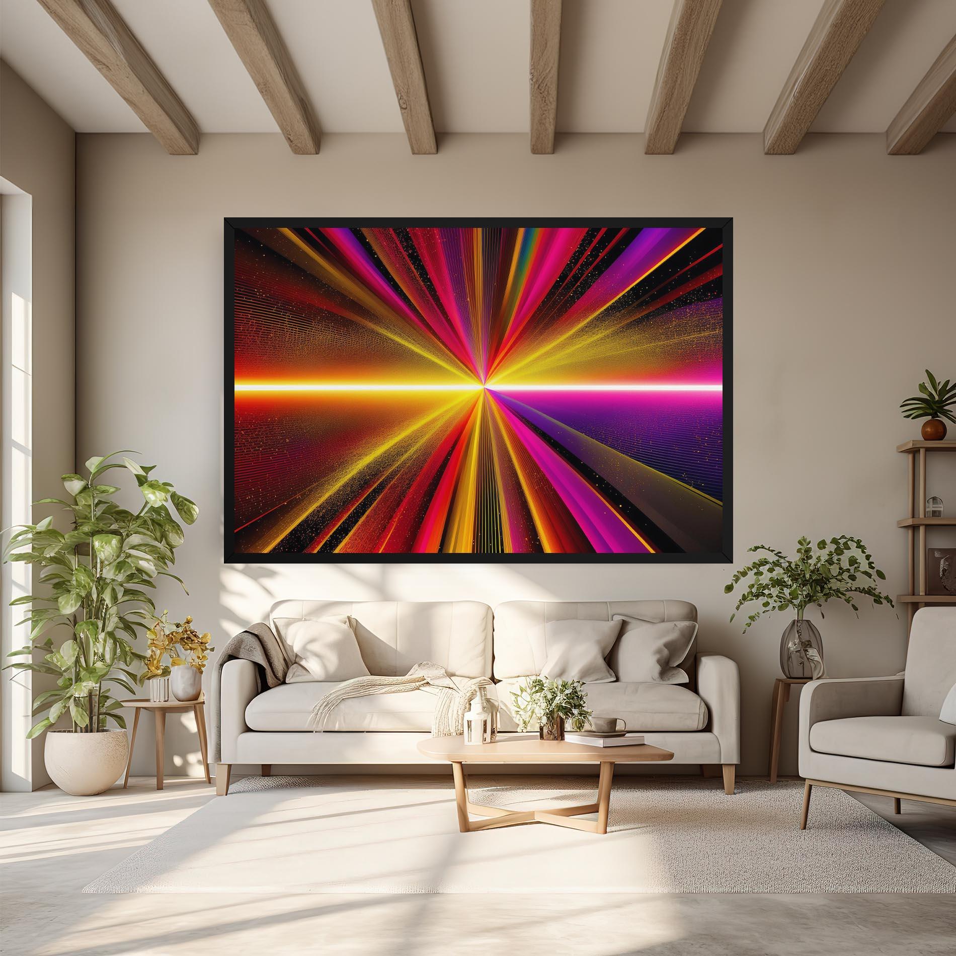 Tablou Canvas White Light Mix mockup 6