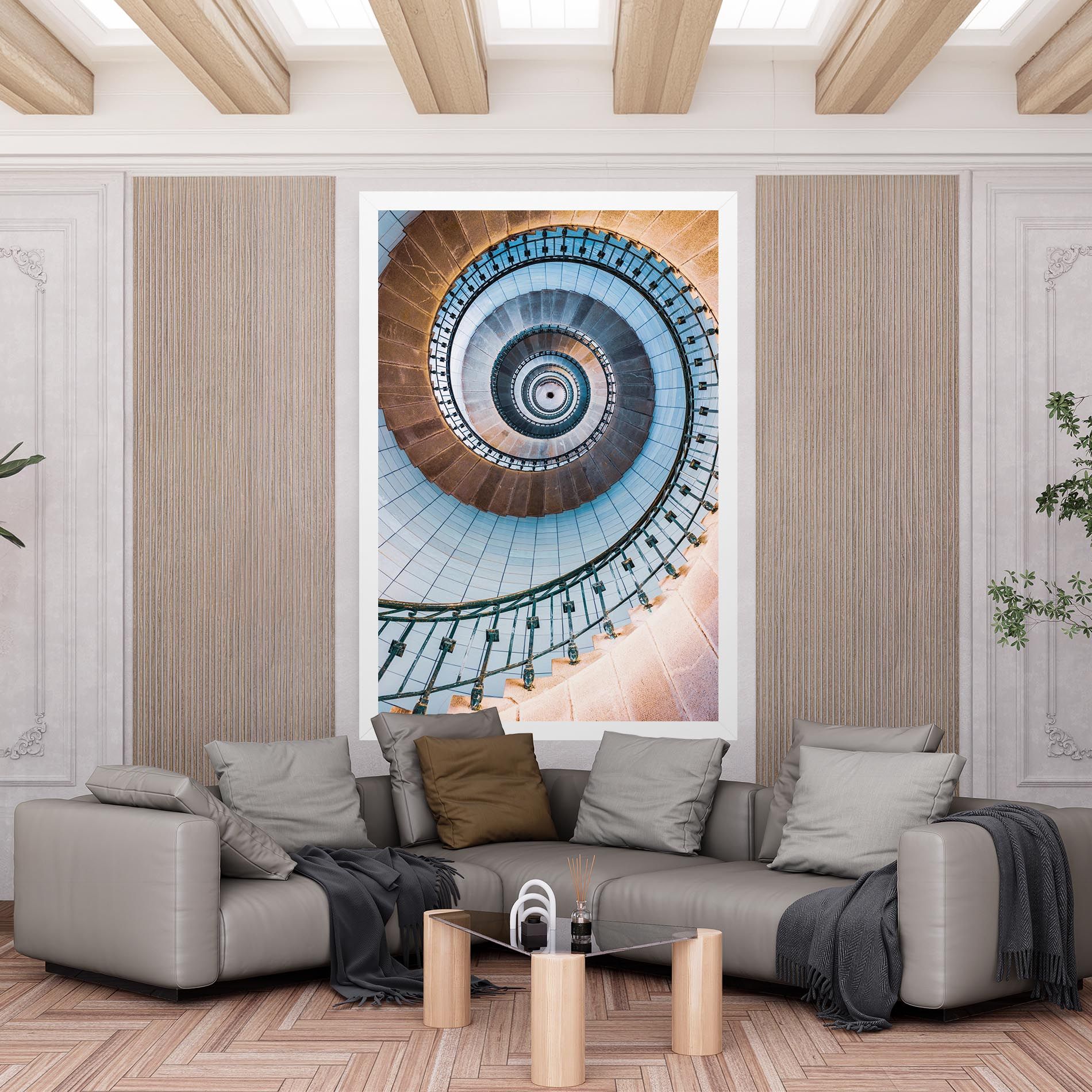 Blue Opaline Stairs mockup 6