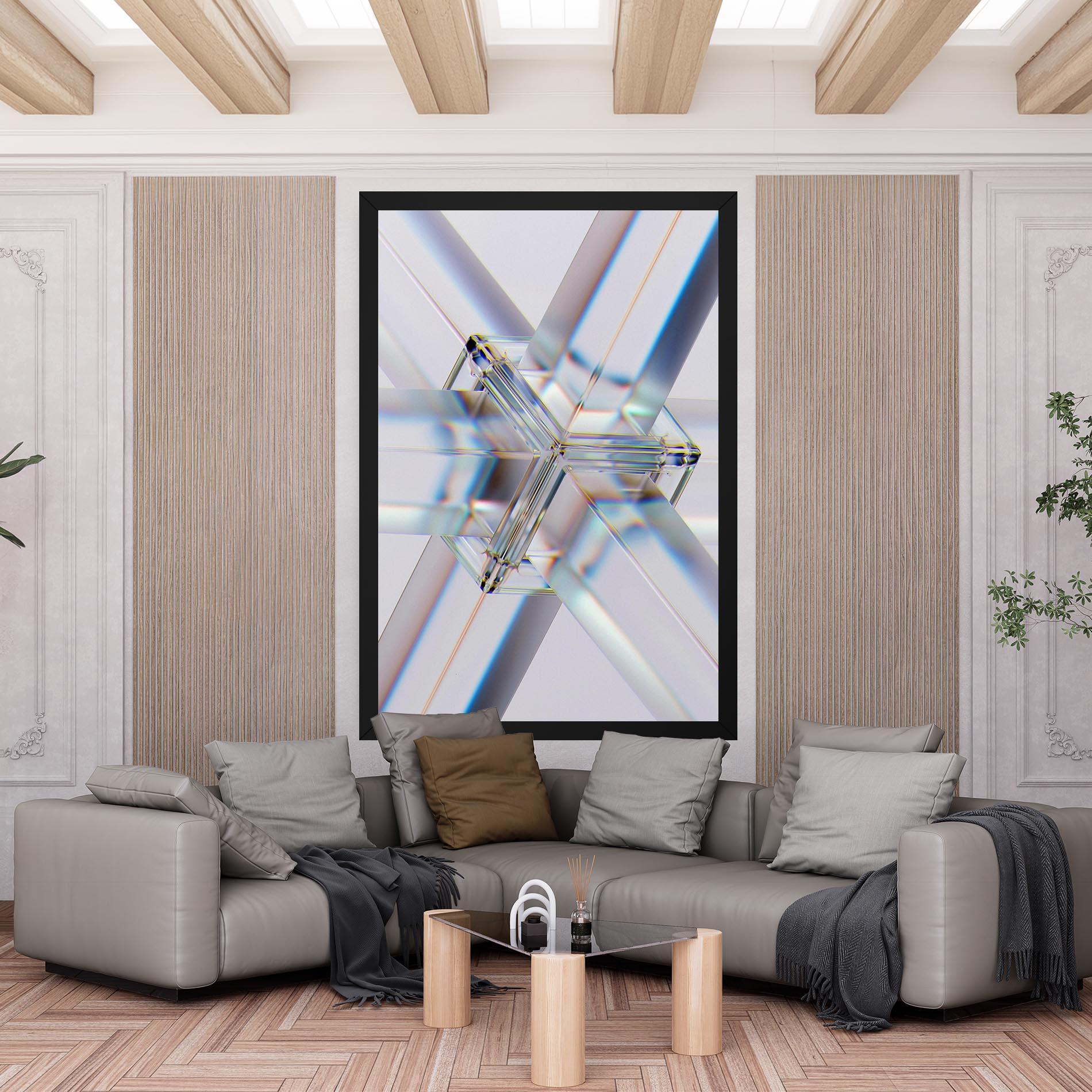 Tablou Canvas Glass Shape mockup 6