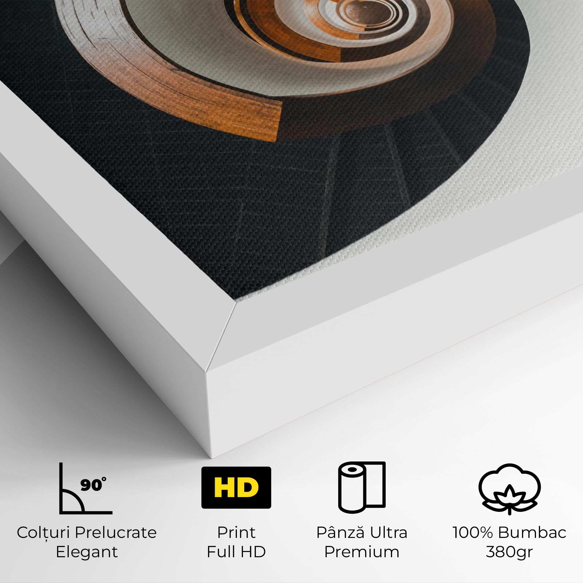 Black Spiral Stairs mockup 4