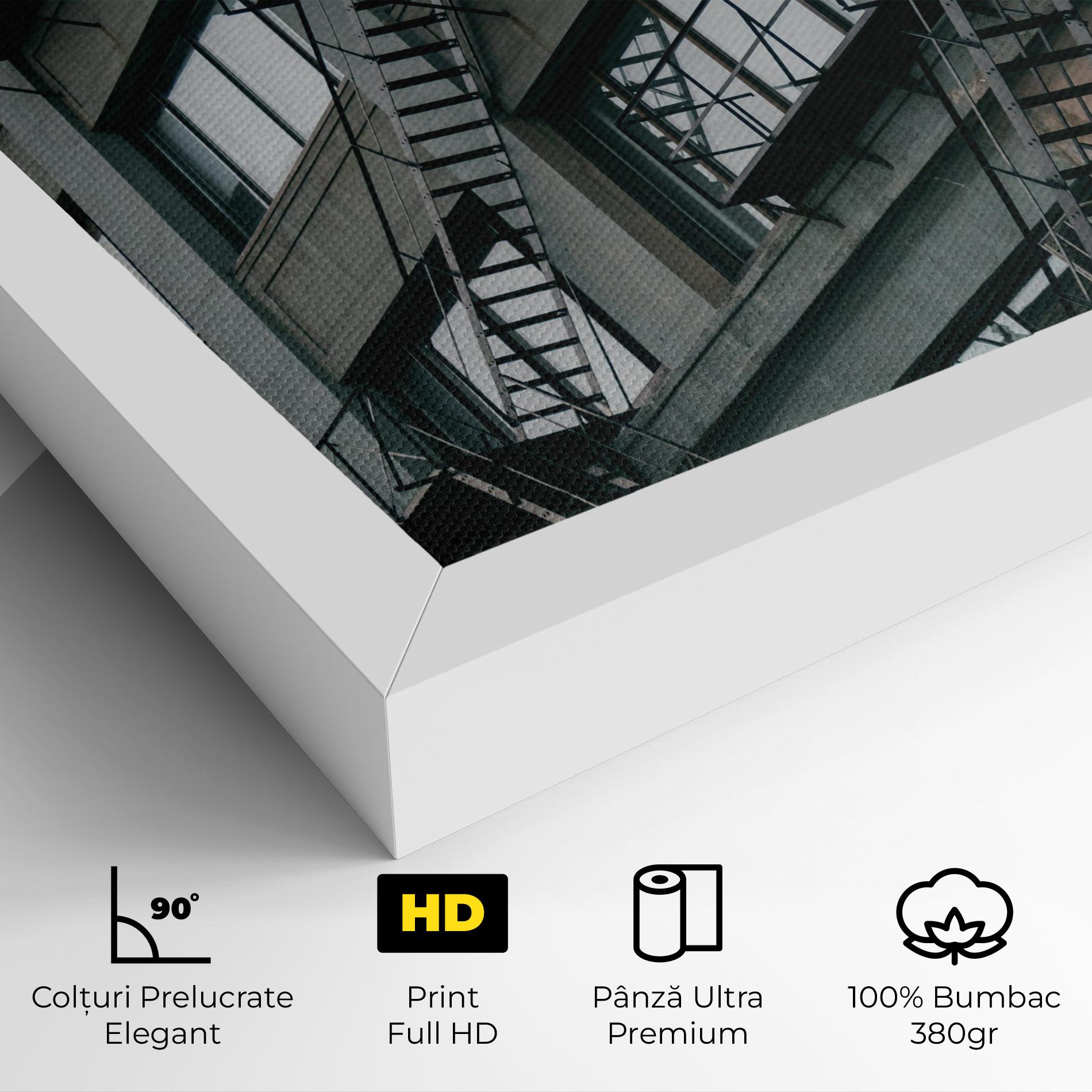 Tablou Canvas Building Stairs mockup 4