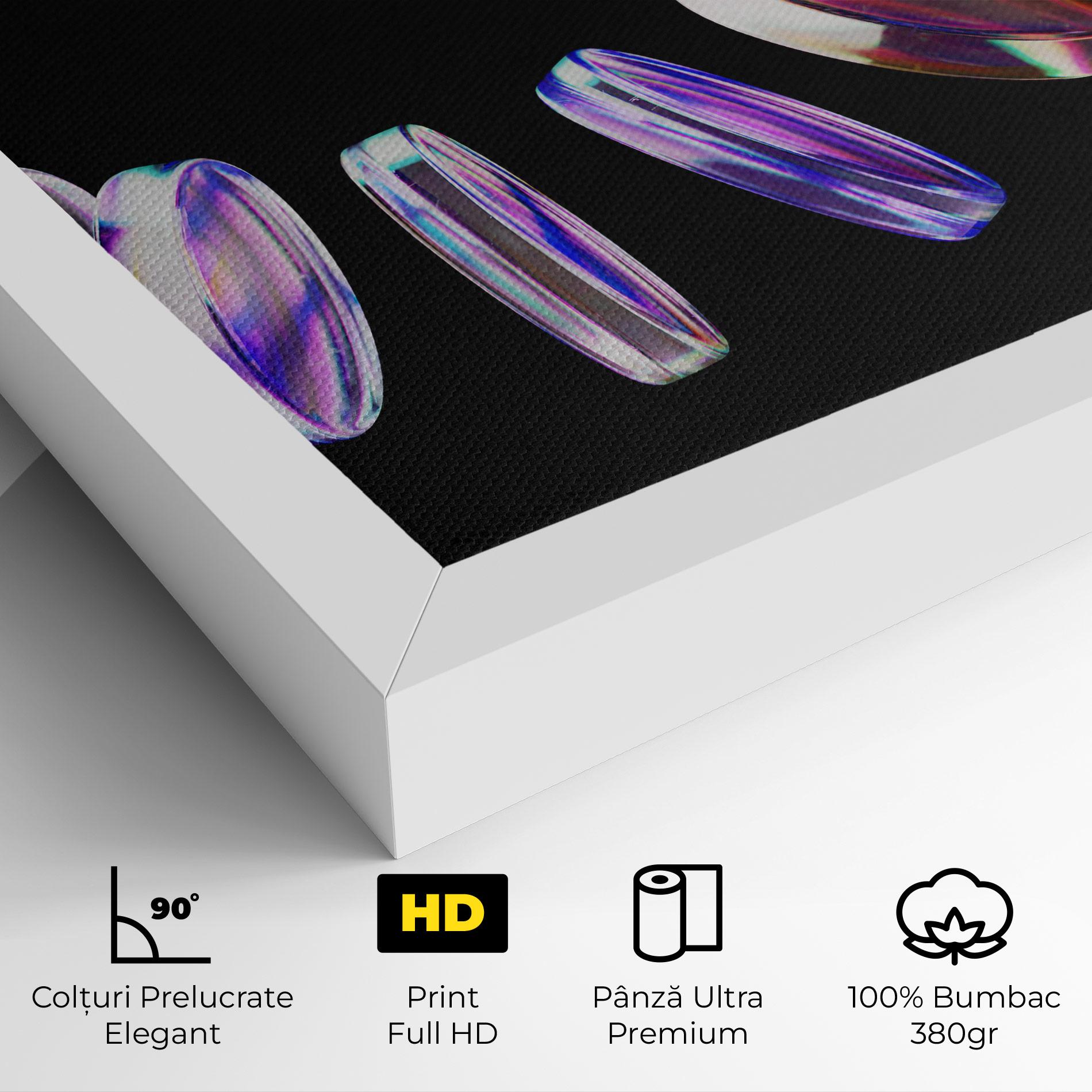 Tablou Canvas Circle Glass Floating mockup 4