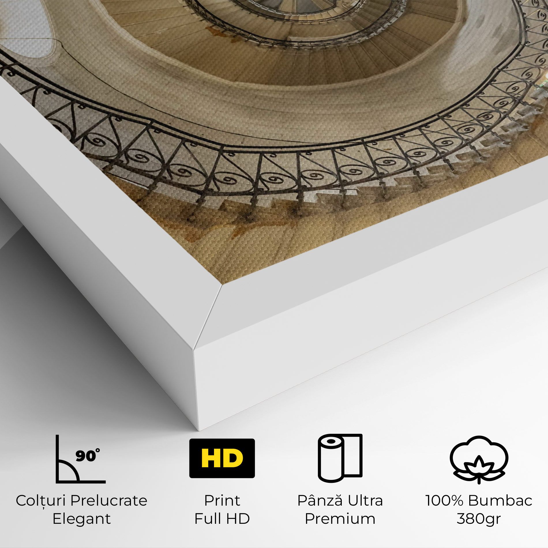 Cream Down Stairs mockup 4