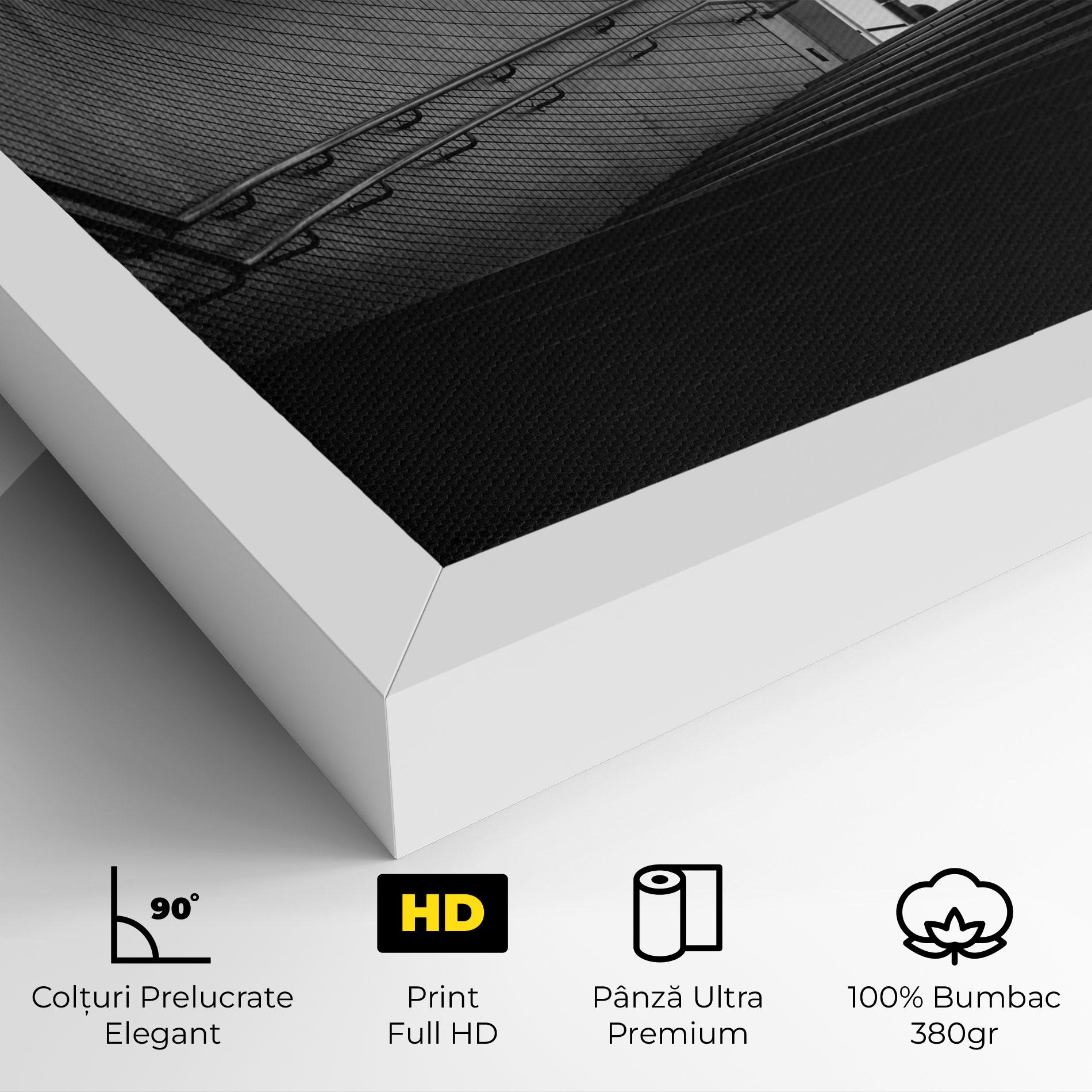 Tablou Canvas Grey Up Stairs mockup 4