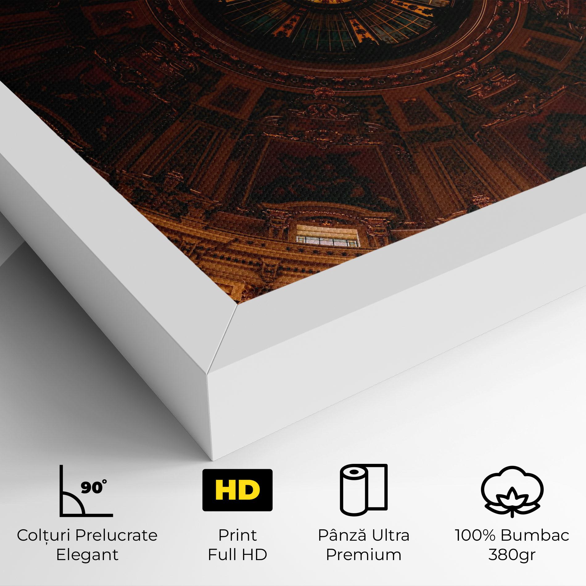 Tablou Canvas Painted Ceiling mockup 4