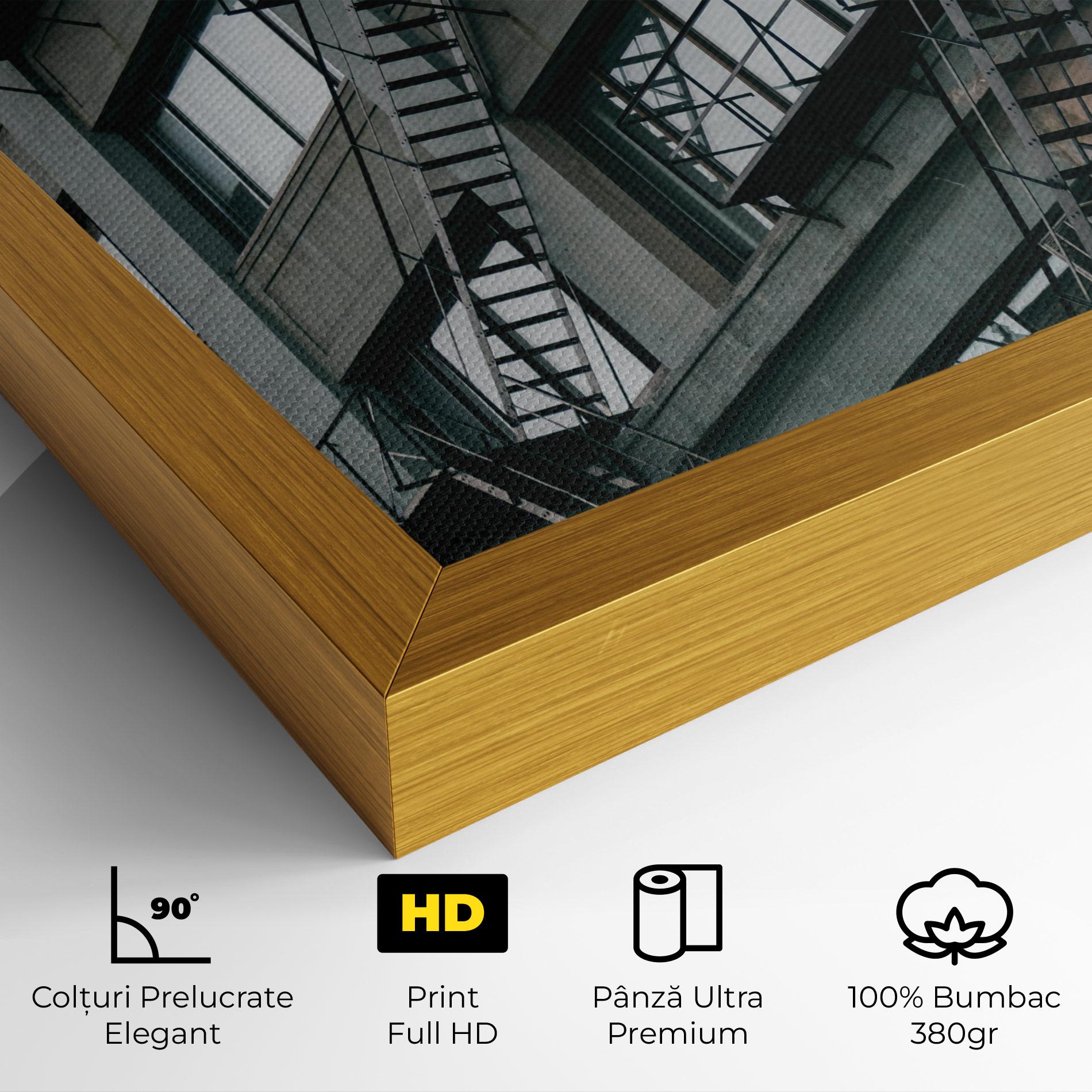 Tablou Canvas Building Stairs mockup 4