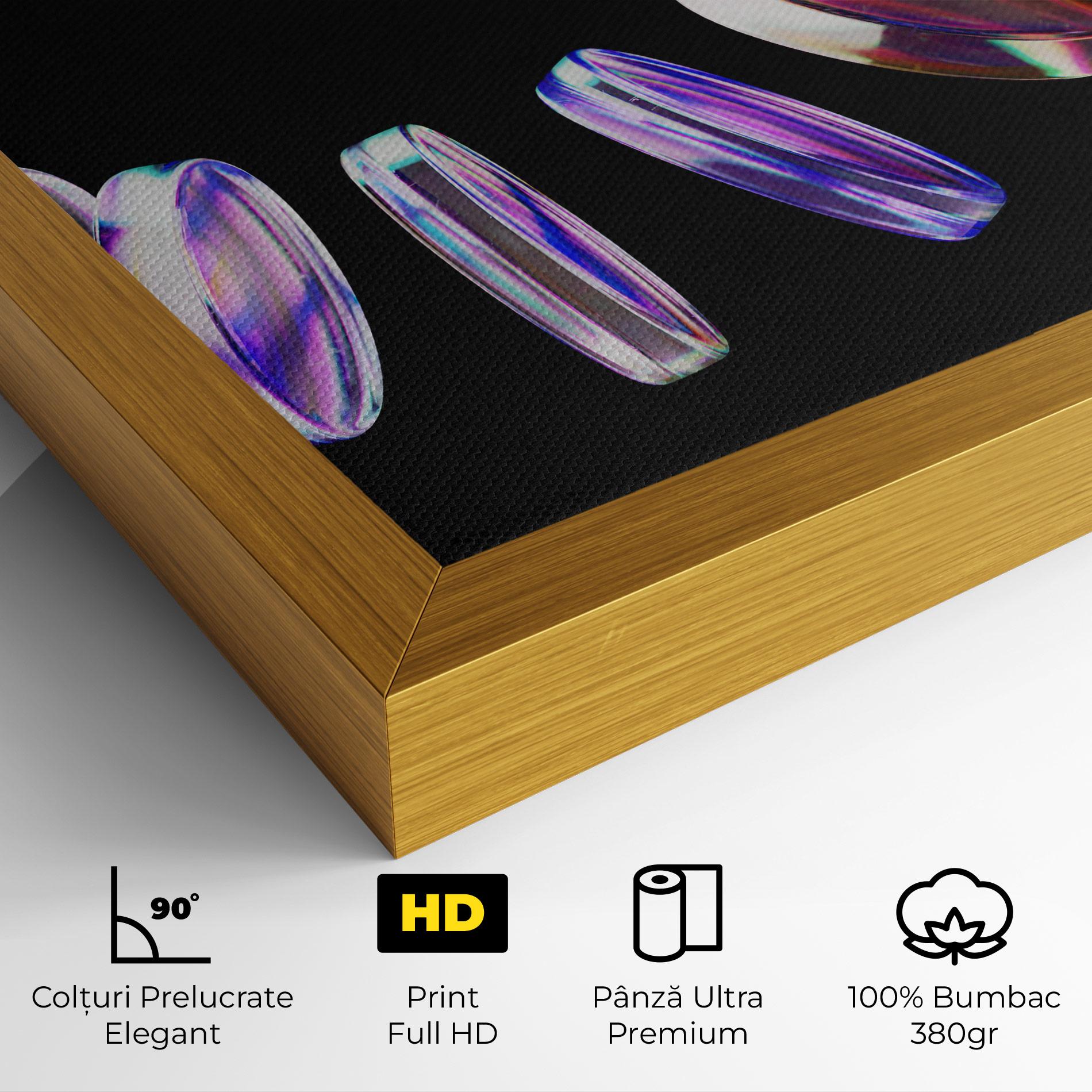 Tablou Canvas Circle Glass Floating mockup 4