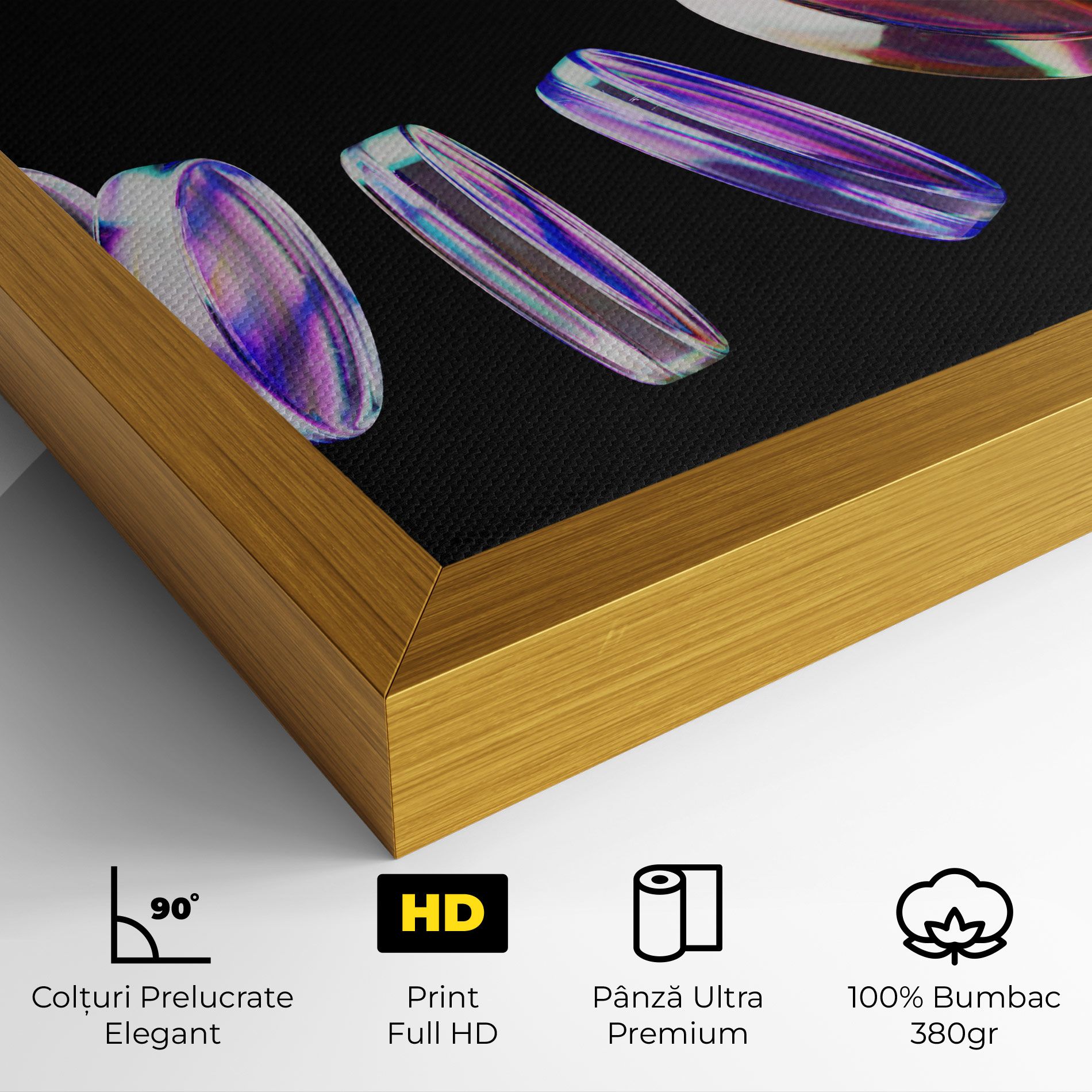 Circle Glass Floating mockup 4