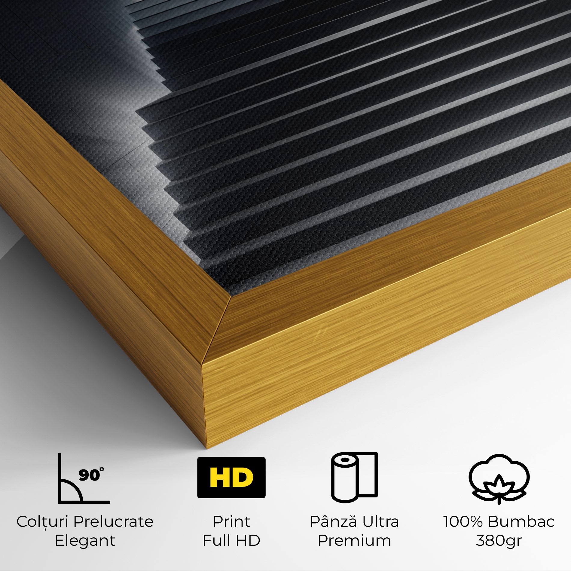 Tablou Canvas Dark Stairs mockup 4